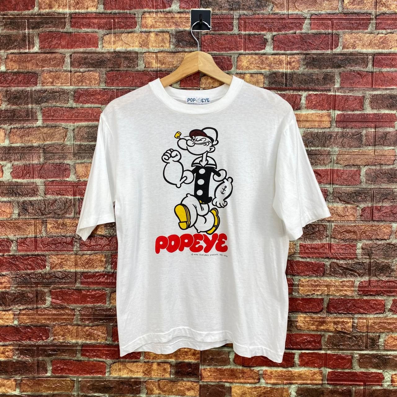 Vintage VINTAGE POPEYE SAILORMAN 1978 single-stitch PAPERTHIN TEES Size US M / EU 48-50 / 2 - 1 Thumbnail
