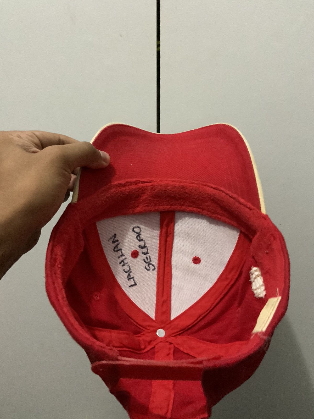Ripcurl Ripcurl Spellout Embroidery Red Hat Size ONE SIZE - 8 Thumbnail