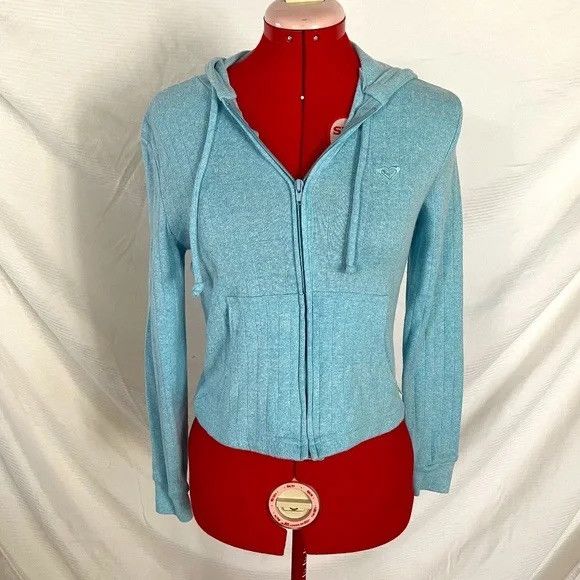 Other Roxy Heathered Sky Blue Zip Up Hoodie size Medium Size M / US 6-8 / IT 42-44 - 1 Thumbnail
