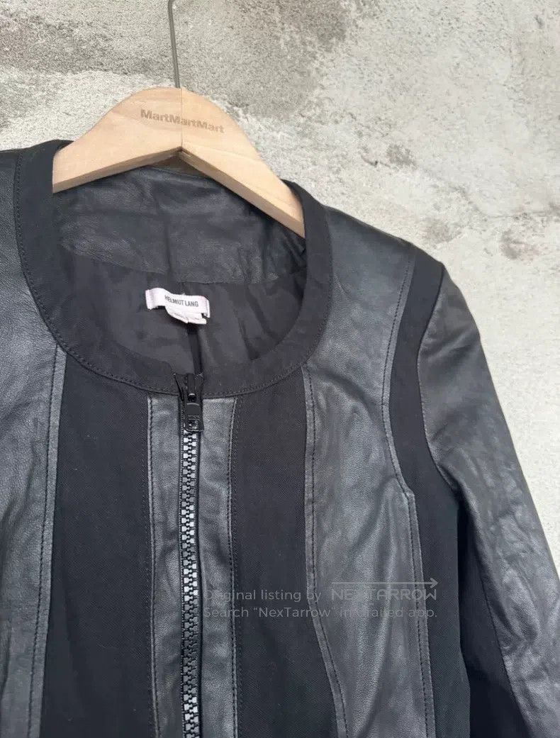 Helmut Lang HELMUT LANG Skin-tight leather jacket Size US S / EU 44-46 / 1 - 4 Thumbnail