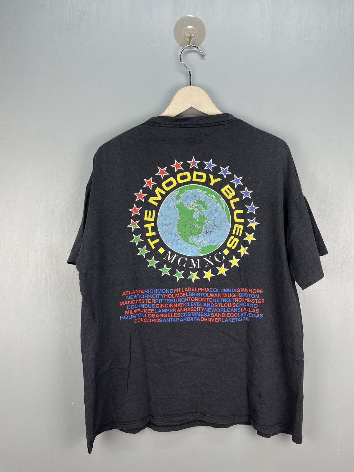 Band Tees Vintage 90s The Moody Blues rock band tour t shirt Size US XL / EU 56 / 4 - 2 Thumbnail