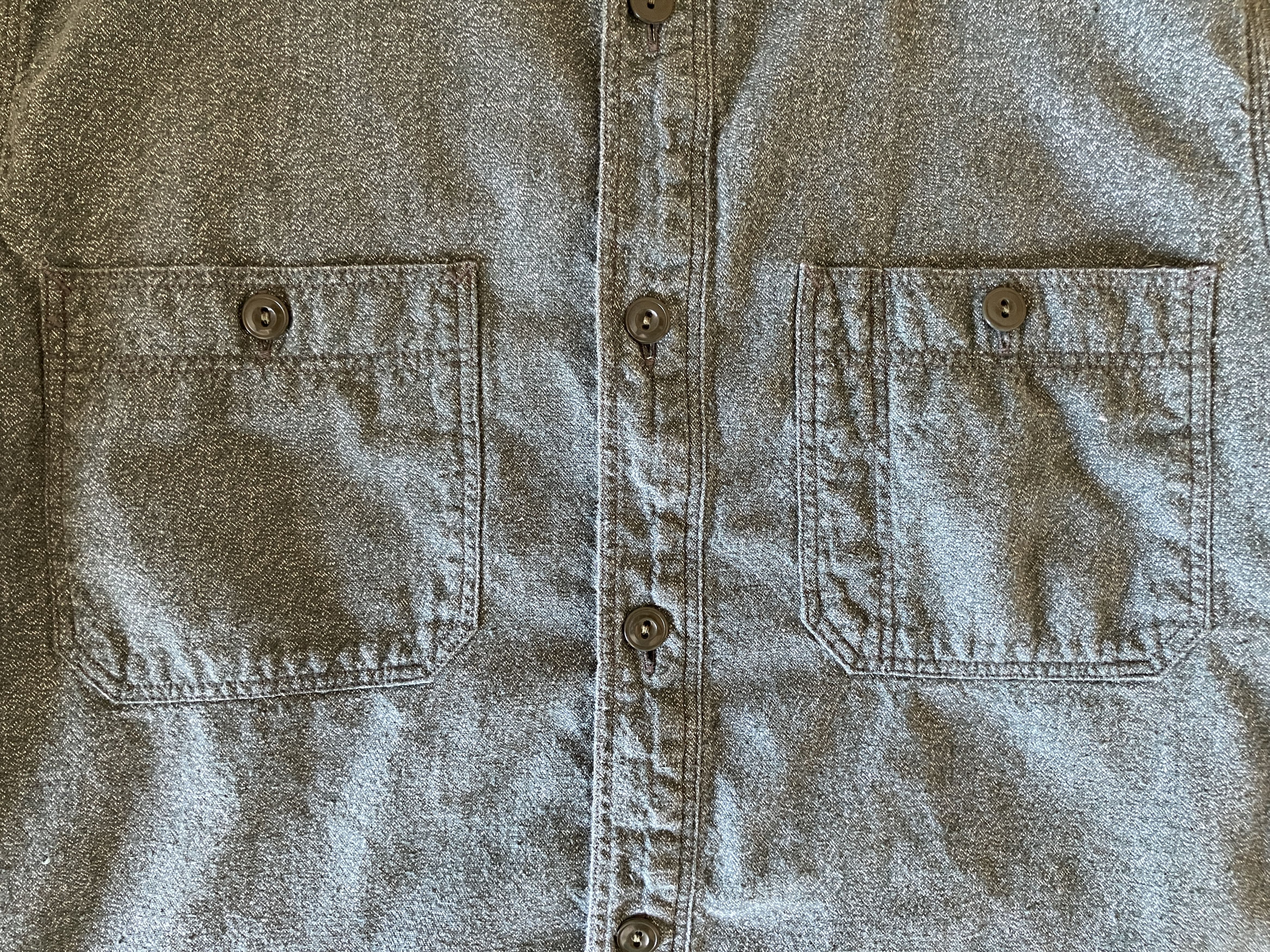 Full Count & Co. 4058 covert chambray work shirt Size US M / EU 48-50 / 2 - 4 Thumbnail