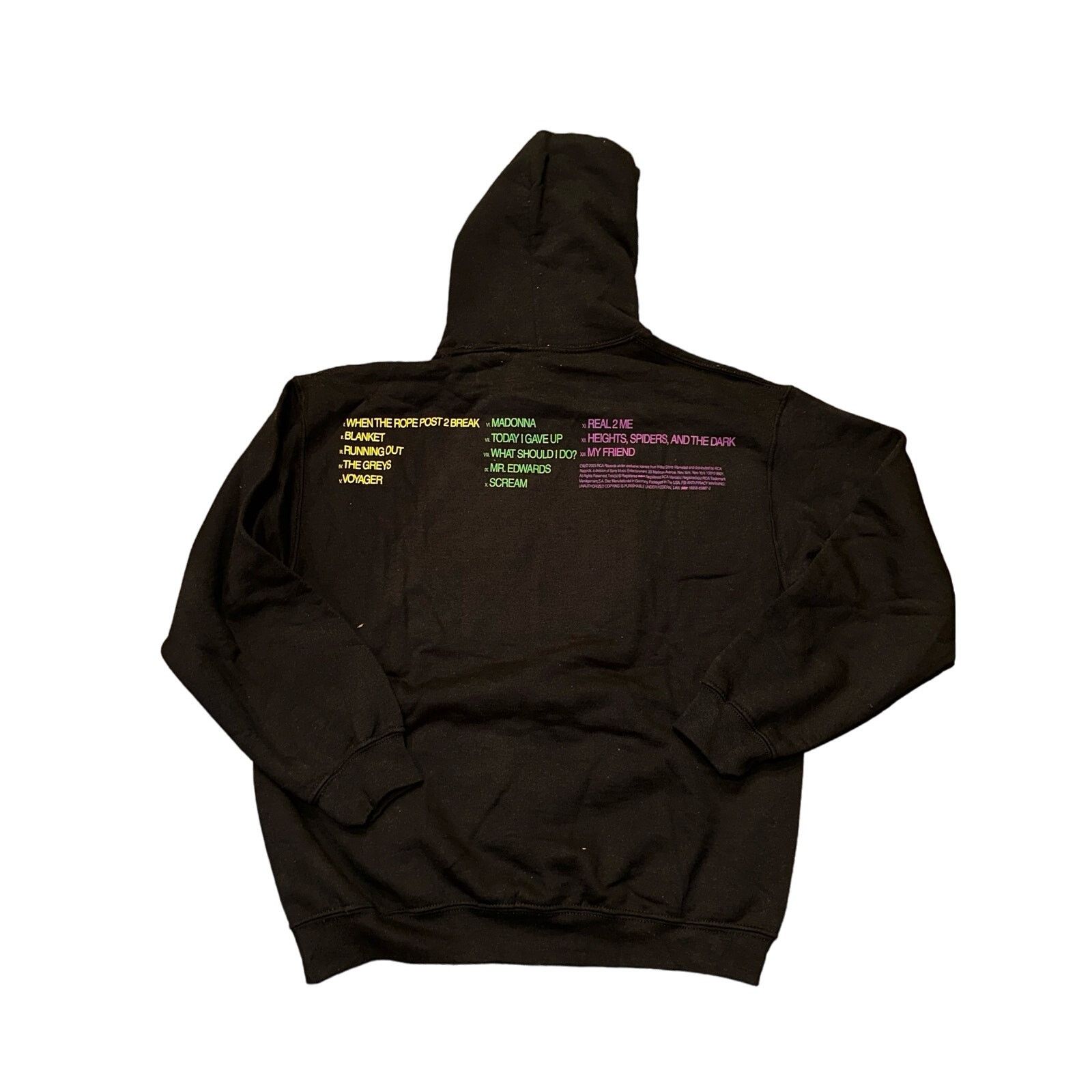 Band Tees Kevin Abstract - Brockhampton - Black Monster Hoodie - Med Size US XXL / EU 58 / 5 - 2 Thumbnail