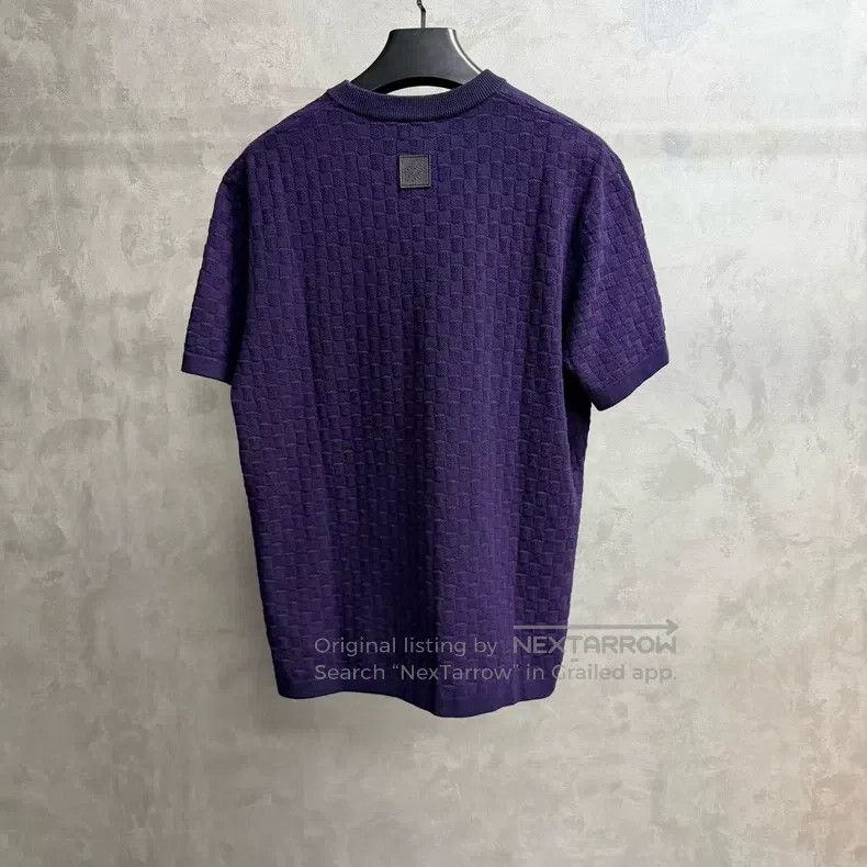 Louis Vuitton Louis Vuitton 26 Latest Checker Cotton Crew Neck Embroider Size US L / EU 52-54 / 3 - 5 Thumbnail