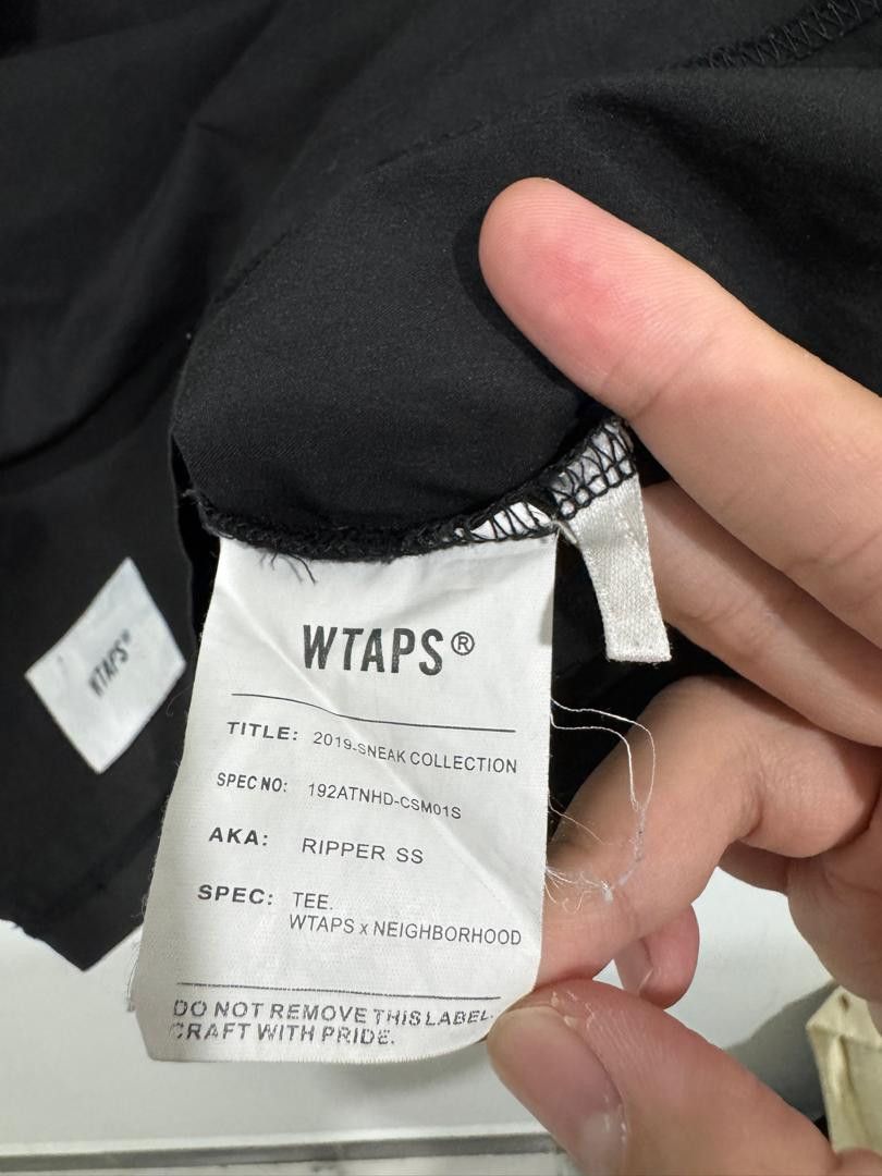 Wtaps WTAPS Black Tee Size US XXL / EU 58 / 5 - 4 Thumbnail