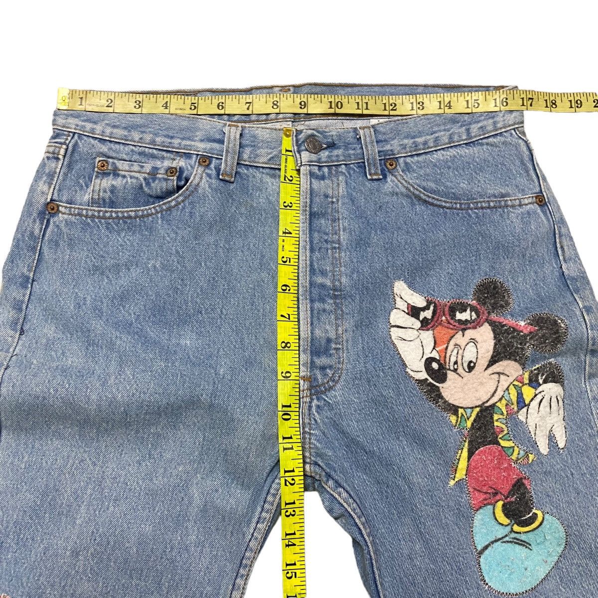 Levi's Vintage 90s Mickey X Levis 501 Lightwash Jeans Size US 33 - 21 Thumbnail