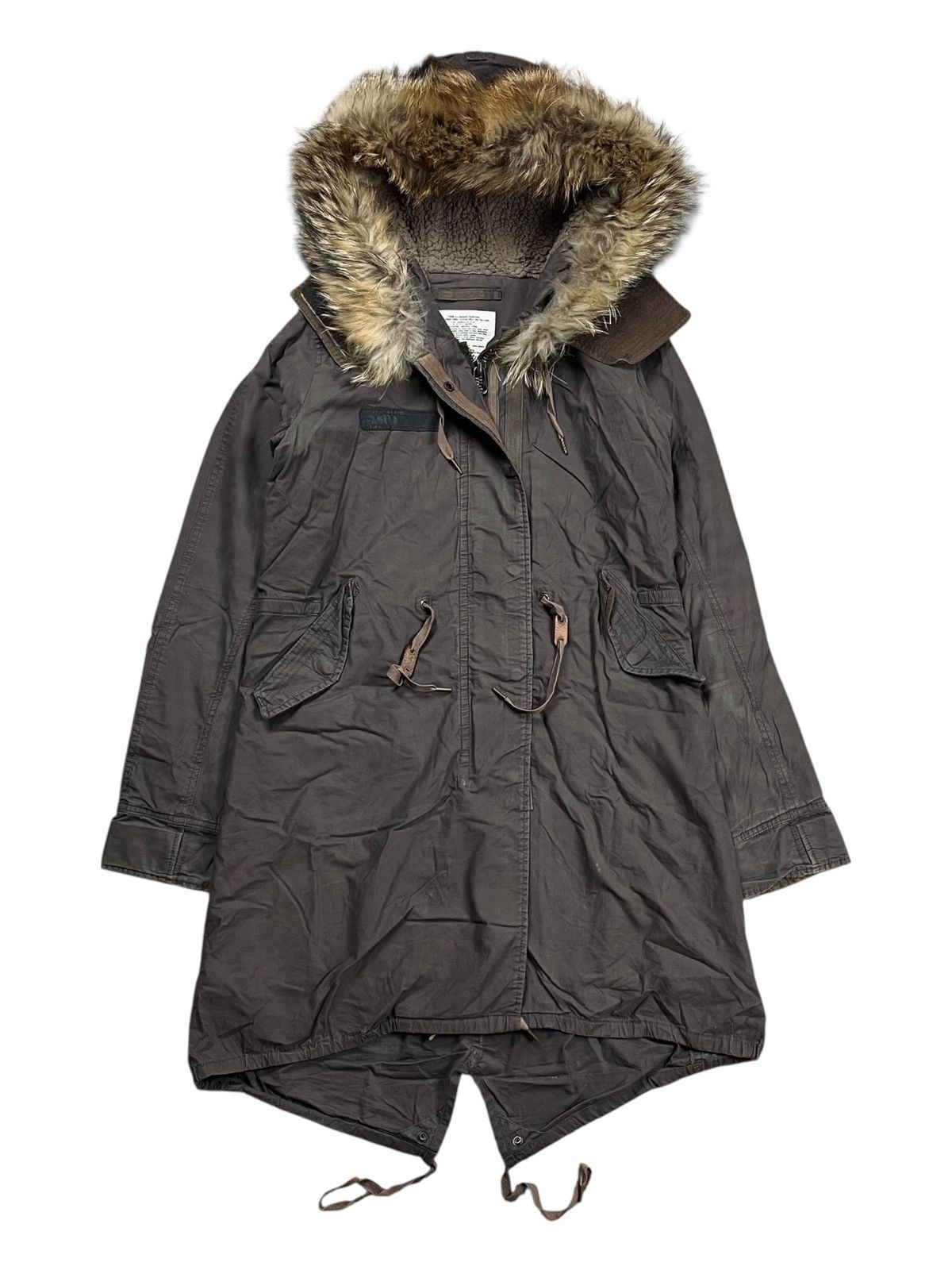 GOA 2000s GOA - Apocalypse Style Fur Hoodie Parka Jacket Size US M / EU 48-50 / 2 - 1 Thumbnail