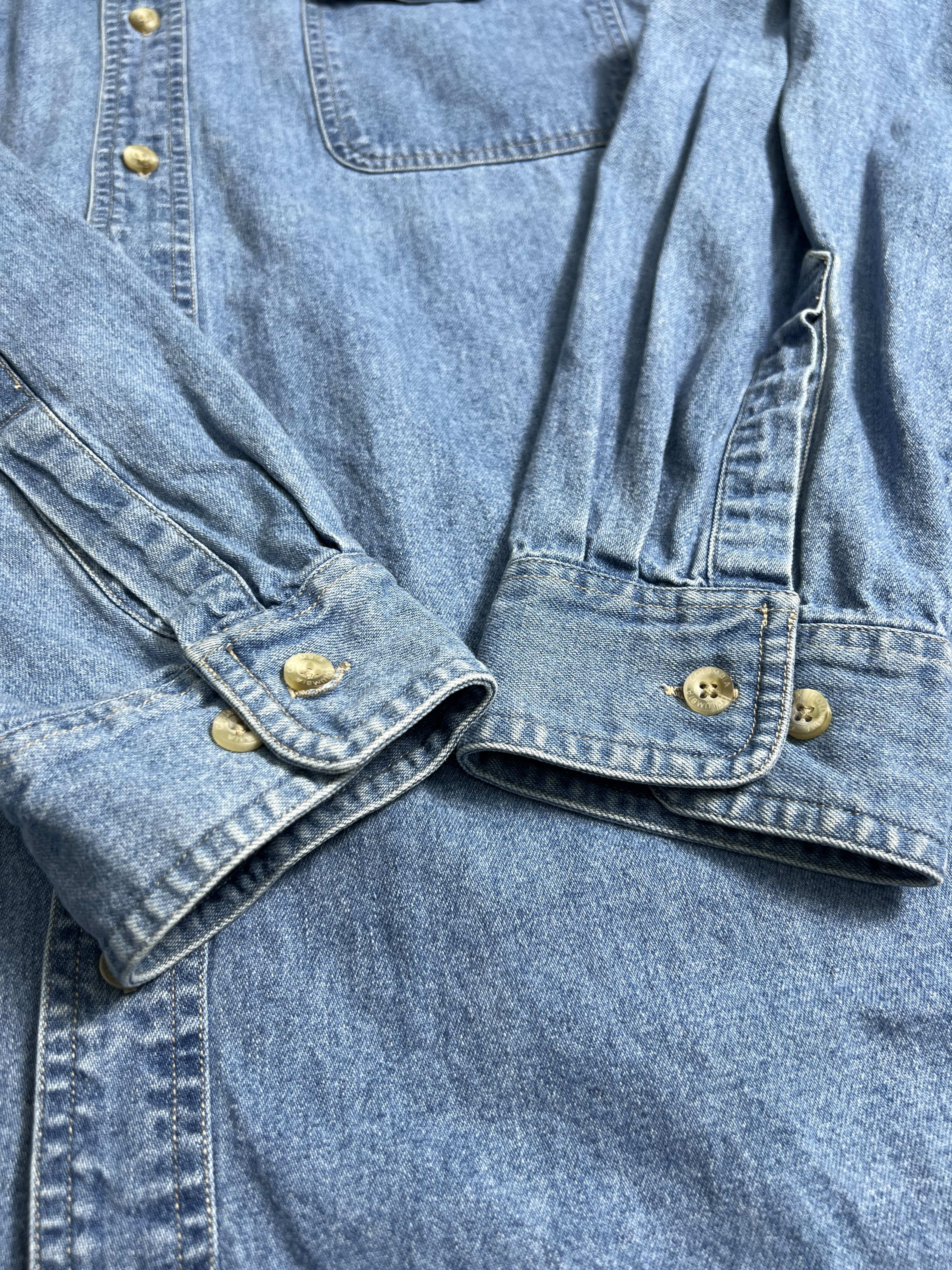 Columbia Vintage Columbia Denim Buttons Up Shirt (XL) JK630 Size US XL / EU 56 / 4 - 4 Thumbnail