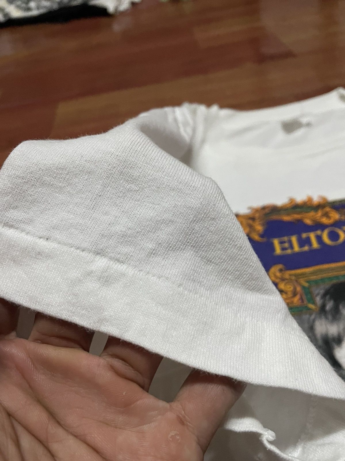 Vintage Vintage Elton John × Gianni Versace Tour T-Shirt 1992/93 Size US XL / EU 56 / 4 - 7 Thumbnail