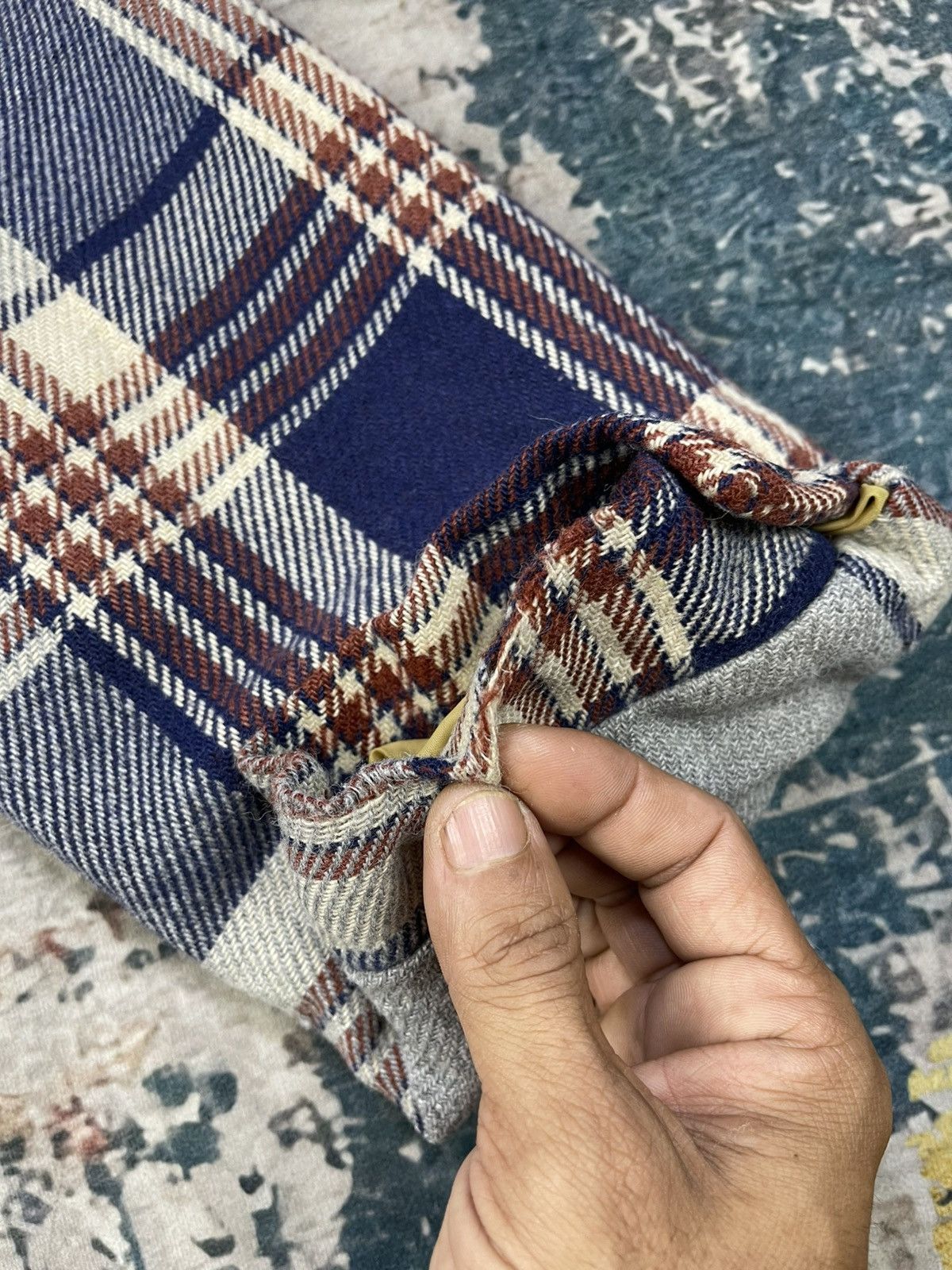 JCPenney Vtg JCpenny Plaid Melton Wool Button Down Overshirt Jacket Size US XL / EU 56 / 4 - 9 Thumbnail