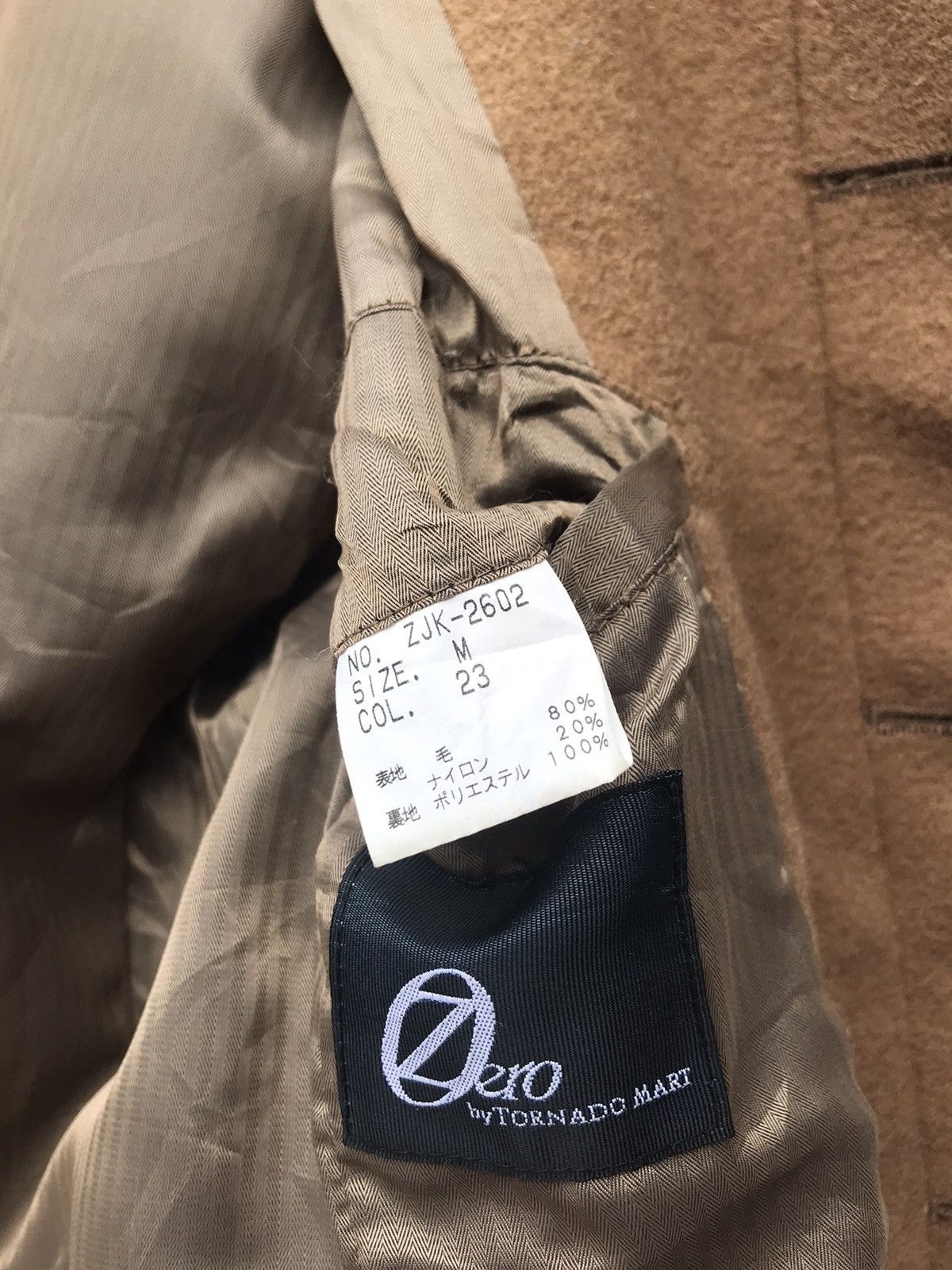 Le Grande Bleu (L.G.B.) × Tornado Mart 🔥BINDING OFFER🔥 Zero by Tornado Mart Melton Short Coat Size US M / EU 48-50 / 2 - 17 Thumbnail