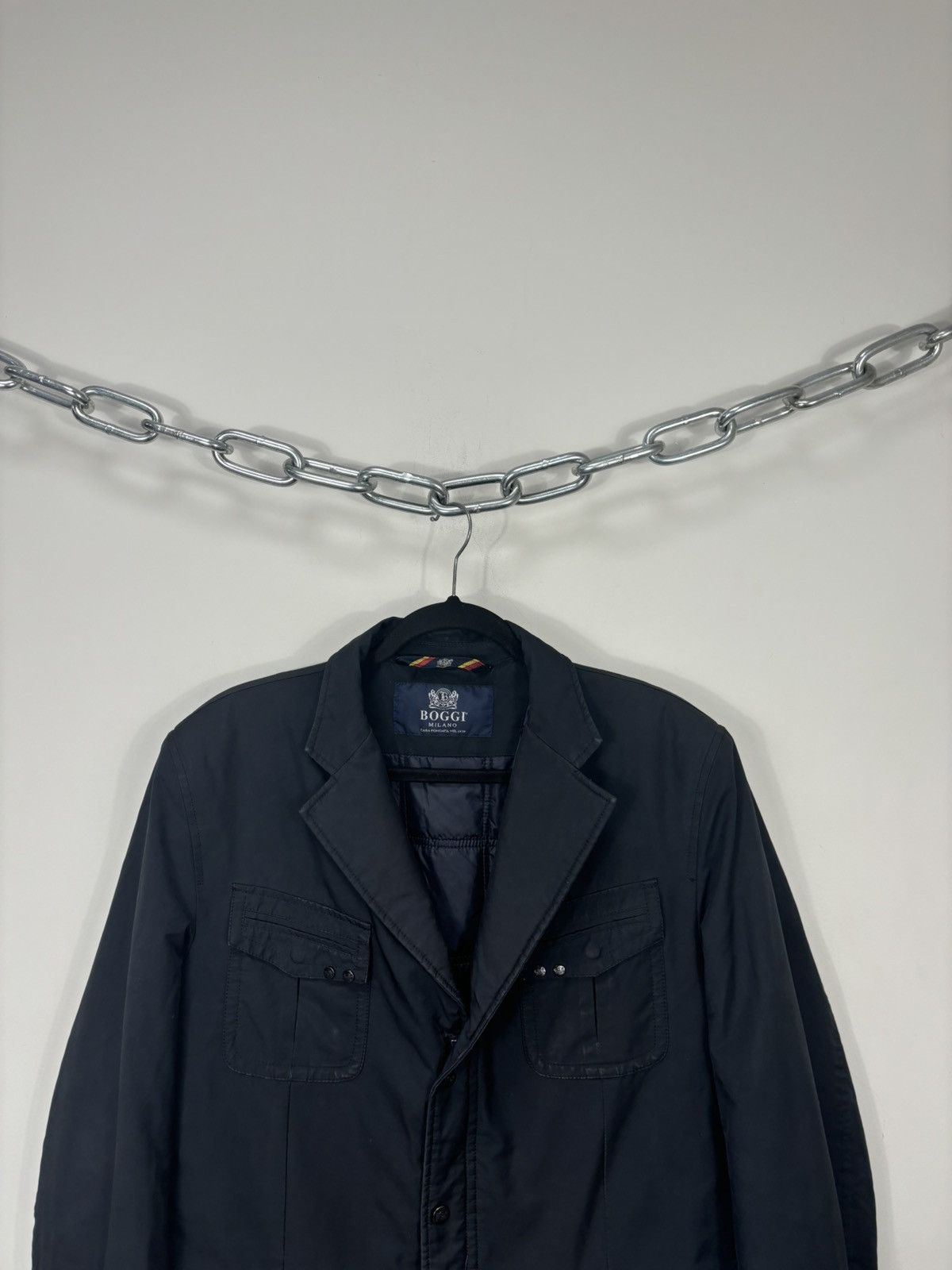 Boggi Boggi Rain Stop System Men’s Pockets Luxury Jacket Coat Size US L / EU 52-54 / 3 - 4 Thumbnail