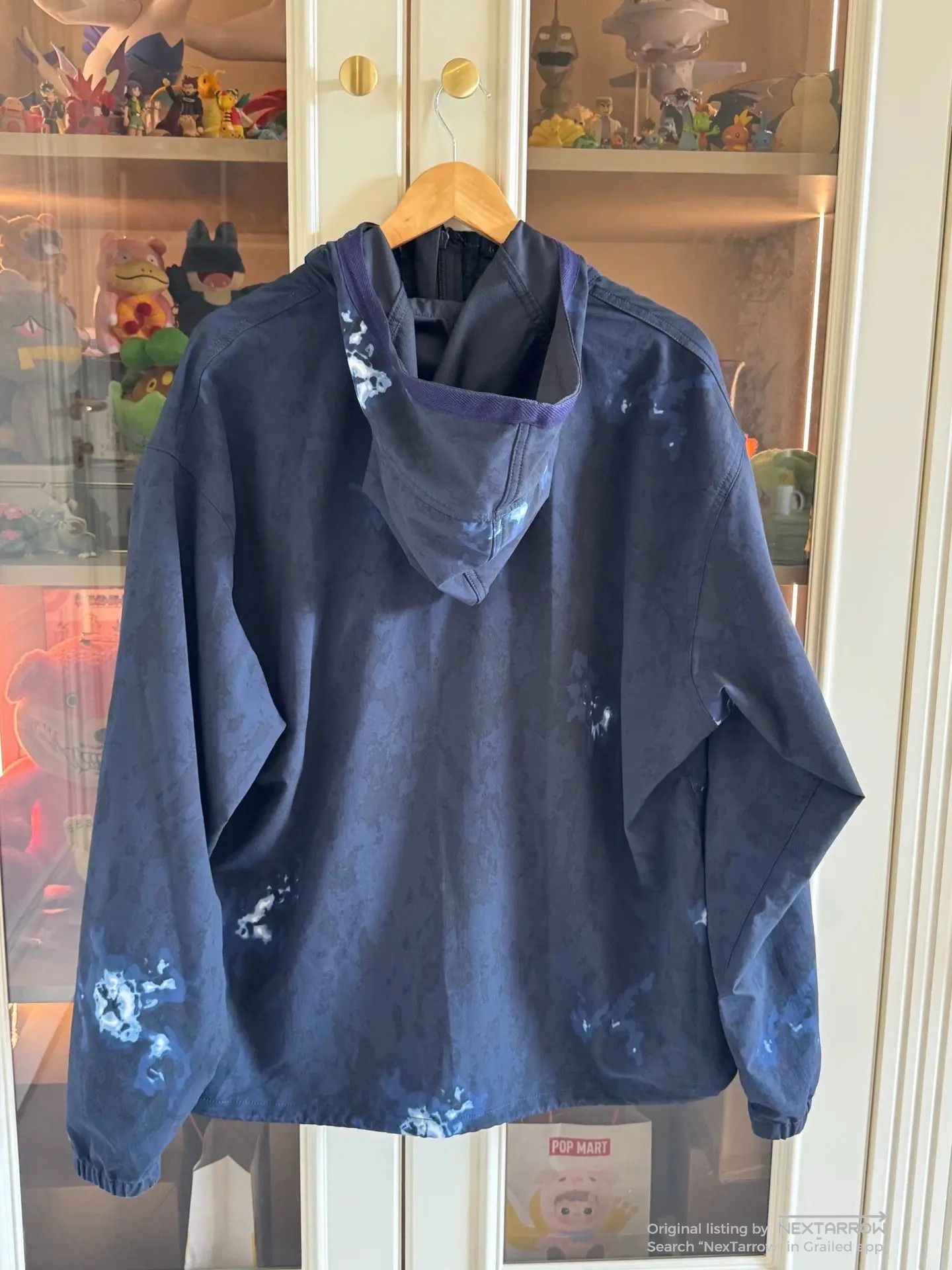 Nanamica 23ss Alphadry Hooded Parka Tie-Dye M in Blue, Men's — image 3 of 6