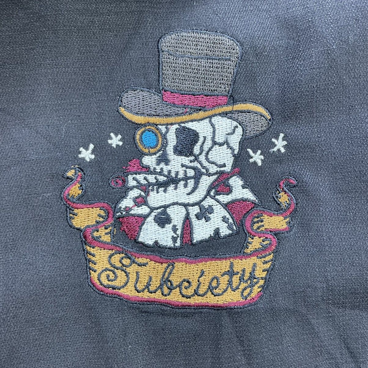 Ed Hardy 💥Subciety Eye Button Embroidered Skull Logo Size US L / EU 52-54 / 3 - 7 Thumbnail