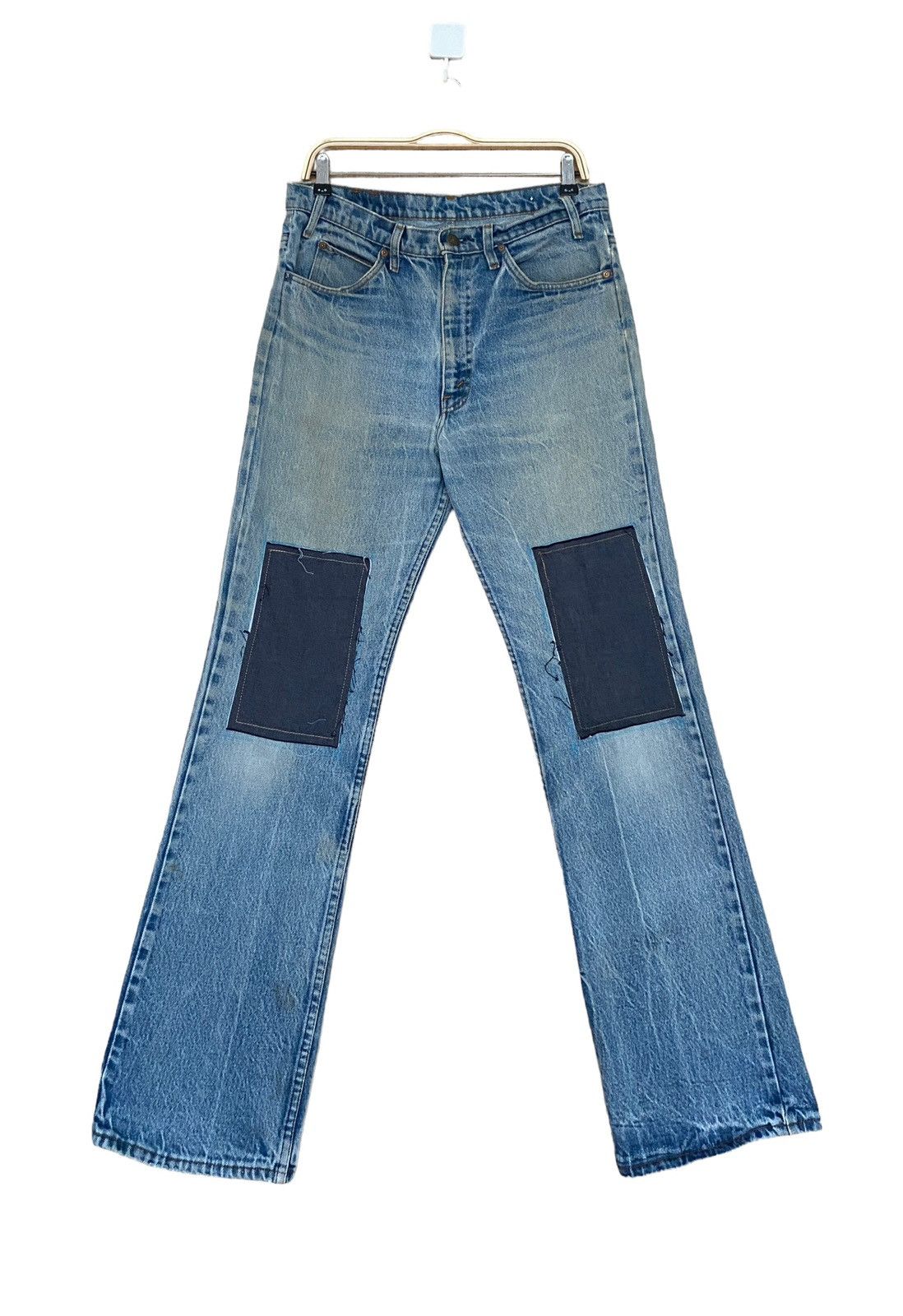 Levi's × Vintage Vintage Brand Levi’s Patchwork flared jeans 1980s Size US 32 / EU 48 - 1 Thumbnail