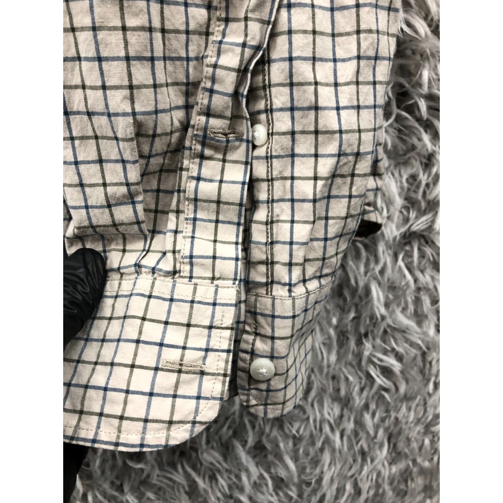 J.Crew J.Crew Slim Shirt Beige Grid Check Size 2XL Mens Long Sleeve Shirt Size US XXL / EU 58 / 5 - 3 Thumbnail