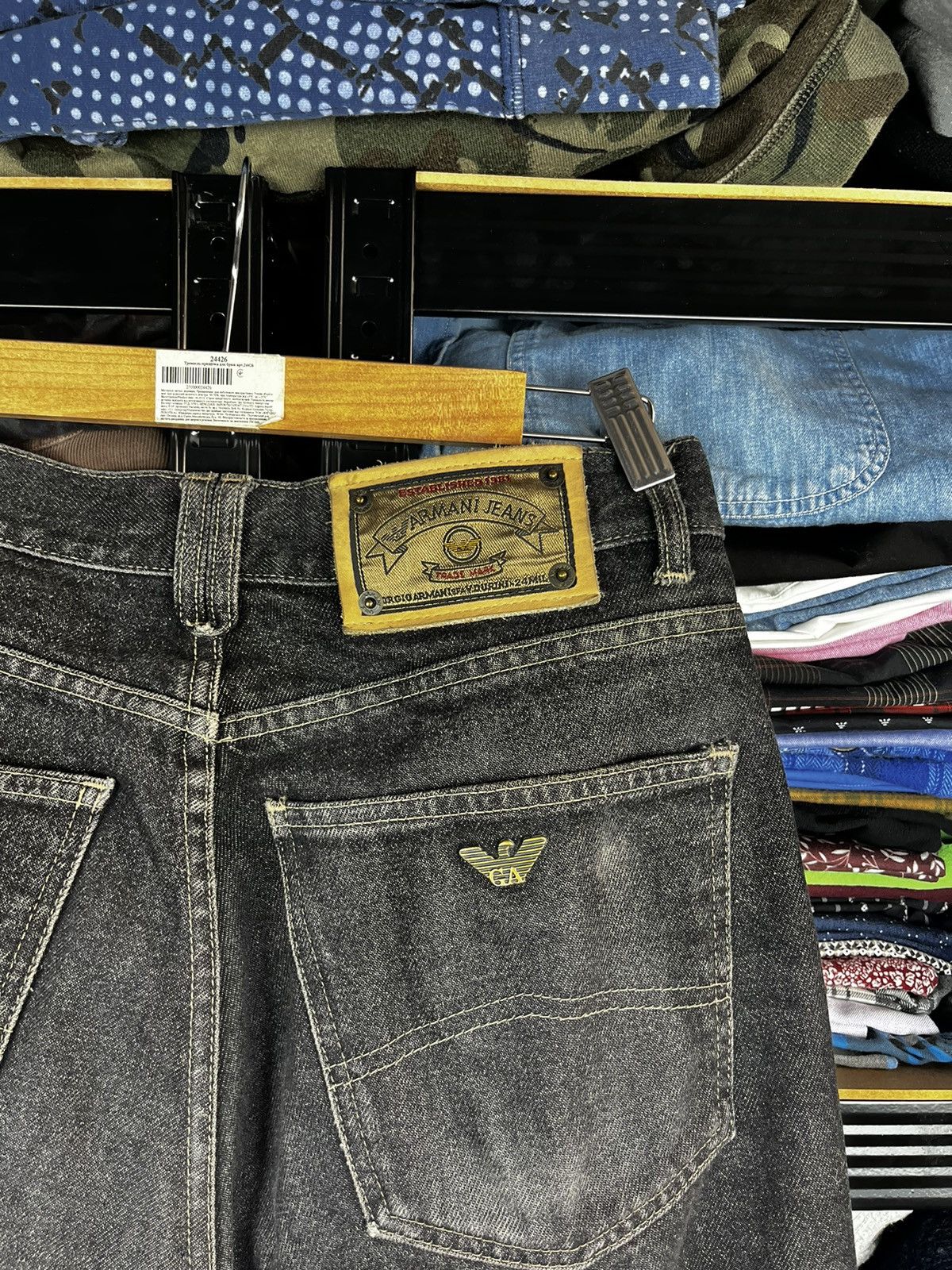 Armani × Vintage Armani denim vintage Size US 30 / EU 46 - 14 Thumbnail