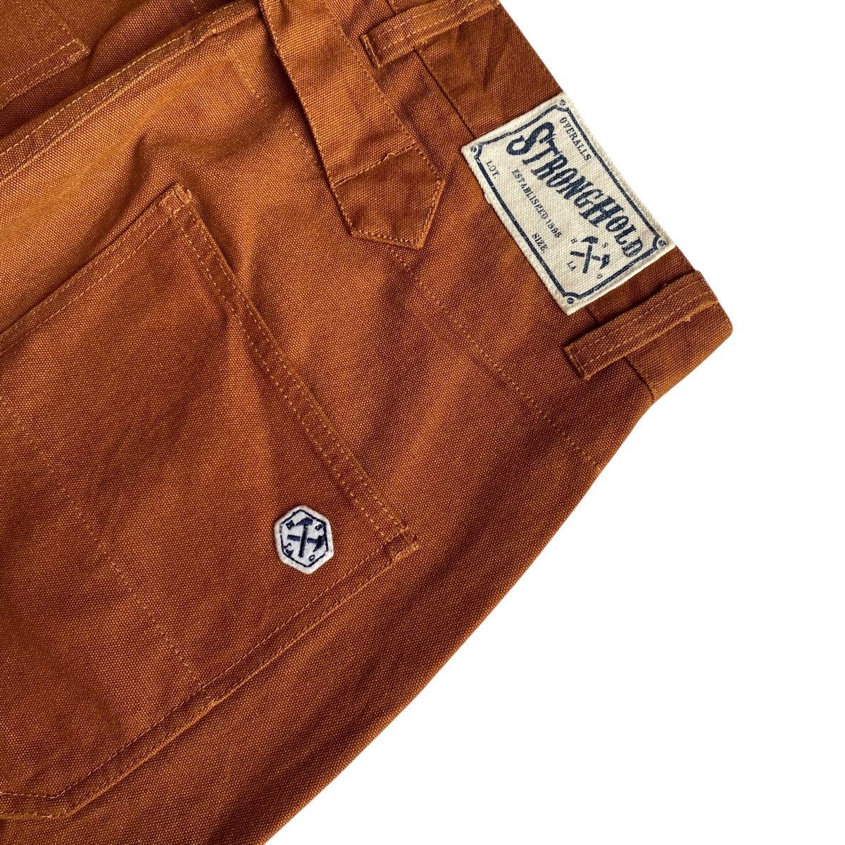 Japanese Brand × Mister Freedom × Stronghold Stronghold Overalls Double Knee Work Pants Size US 36 / EU 52 - 5 Thumbnail