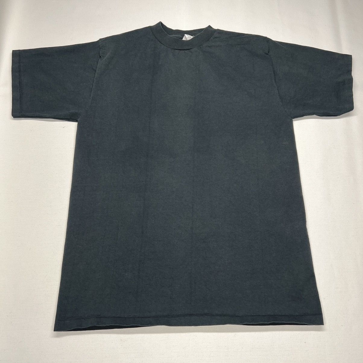 Vintage VTG National Mills Tee Shirt Grey Single Stitch Faded Washed Size US XL / EU 56 / 4 - 1 Thumbnail