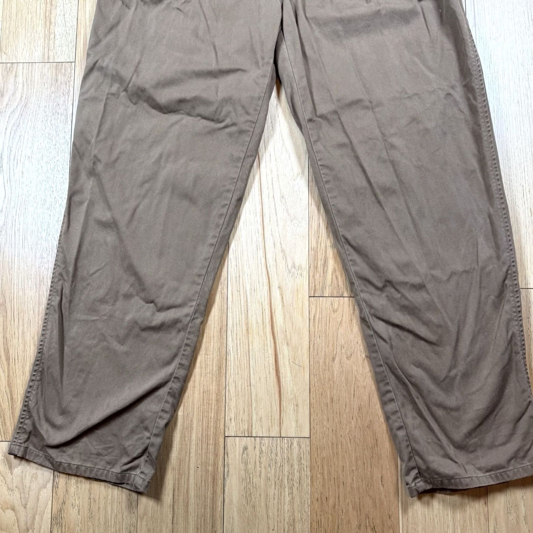 Polo Ralph Lauren VINTAGE Polo Ralph Lauren Chino Pants Mens 33x30 Beige Khaki Pleated USA 1990s Boys Womens Mens Size US XS / EU 42 / 0 - 2 Thumbnail