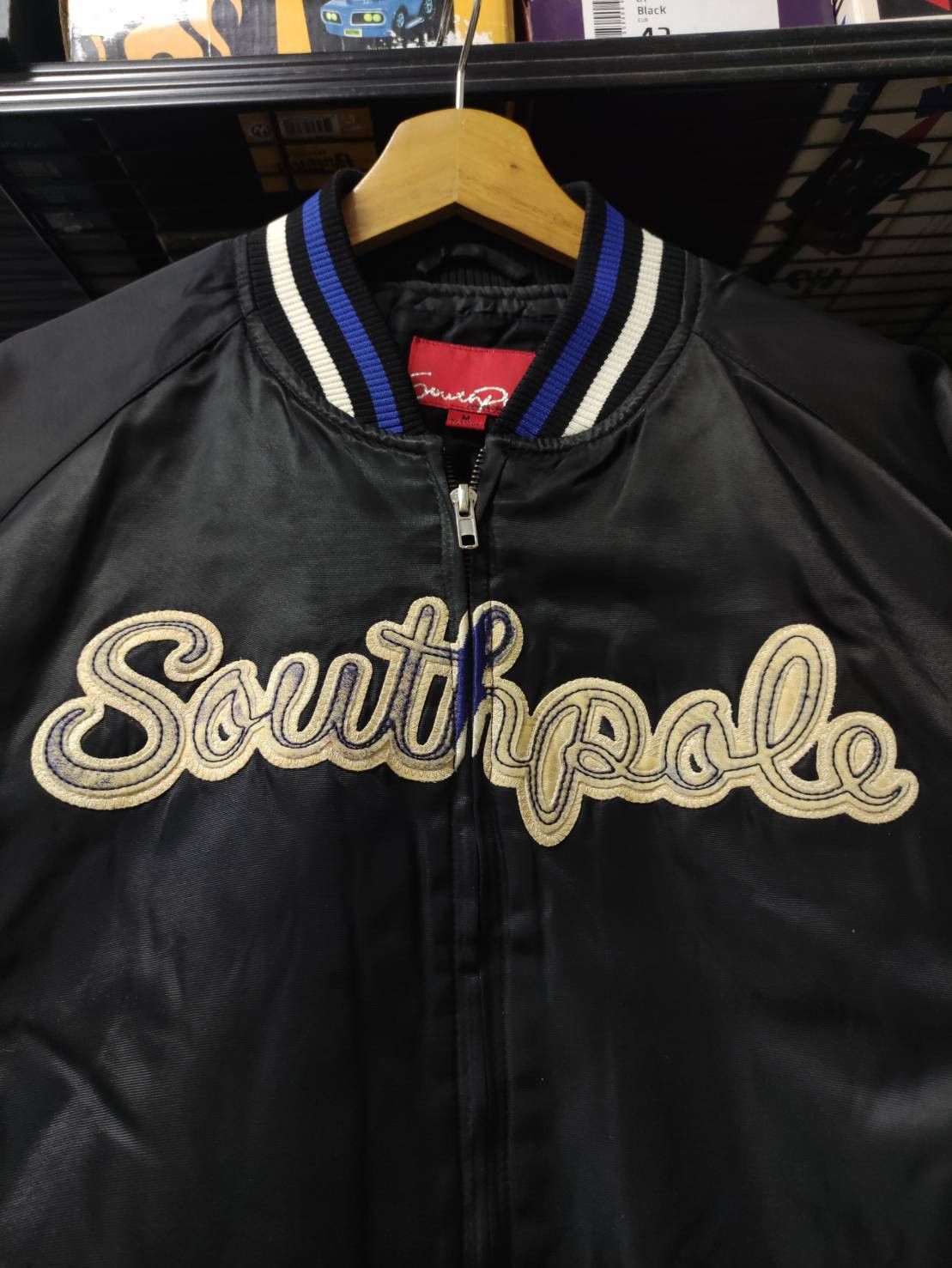 Southpole × Vintage Vtg 00's Southpole Varsity Bomber Jacket Size US M / EU 48-50 / 2 - 2 Thumbnail