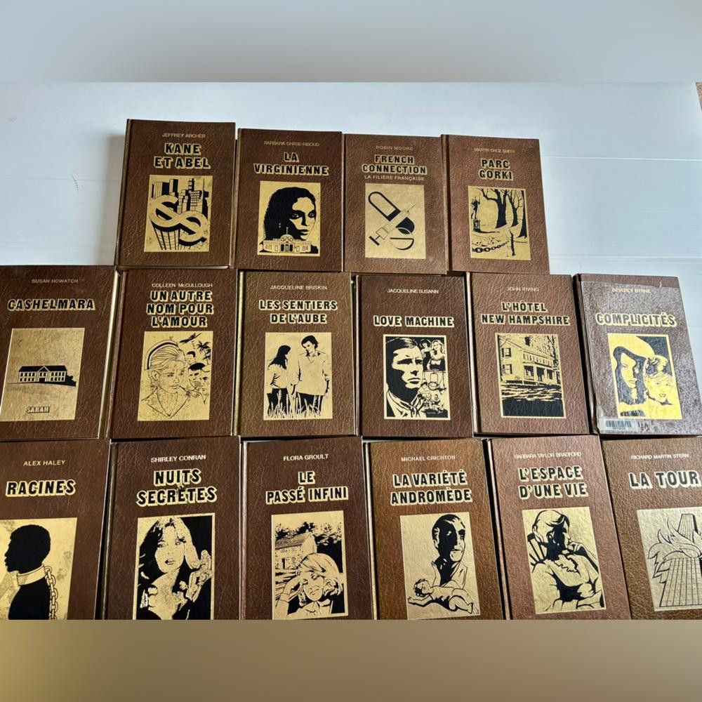 Designer Lot of 16 vintage Club Best Sellers French Books Size ONE SIZE - 1 Thumbnail