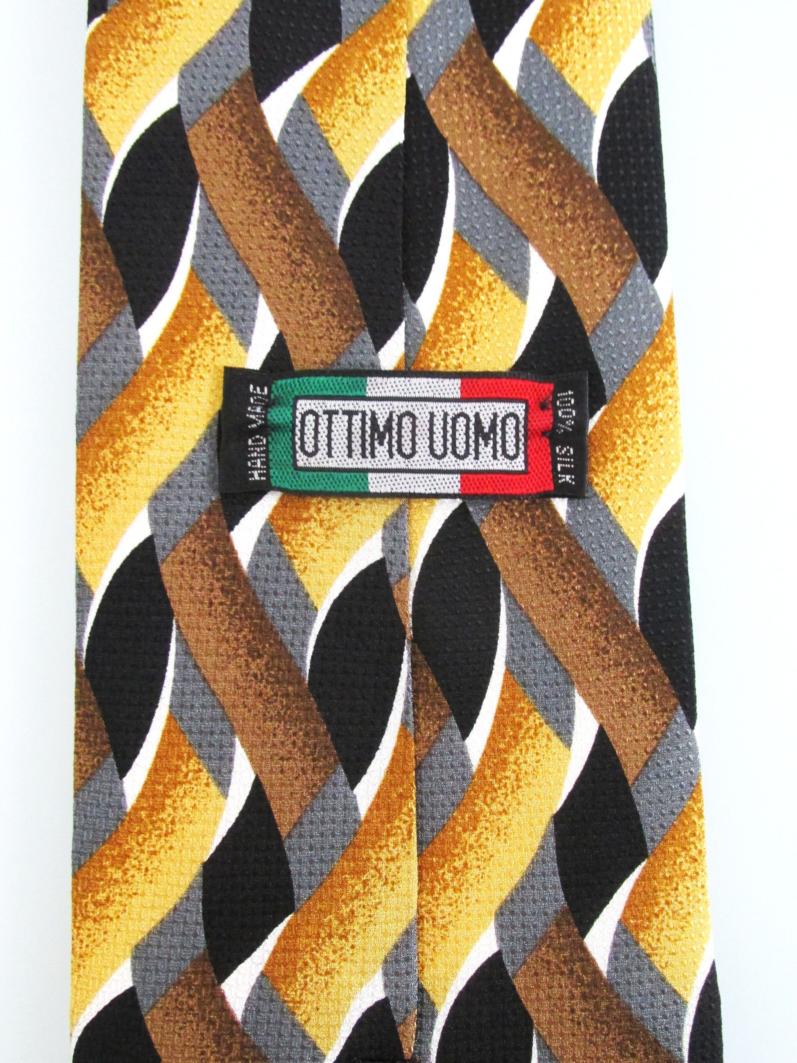 Other Ottimo Uomo Men's Silk Tie & Pocket Square Set Size ONE SIZE - 5 Thumbnail
