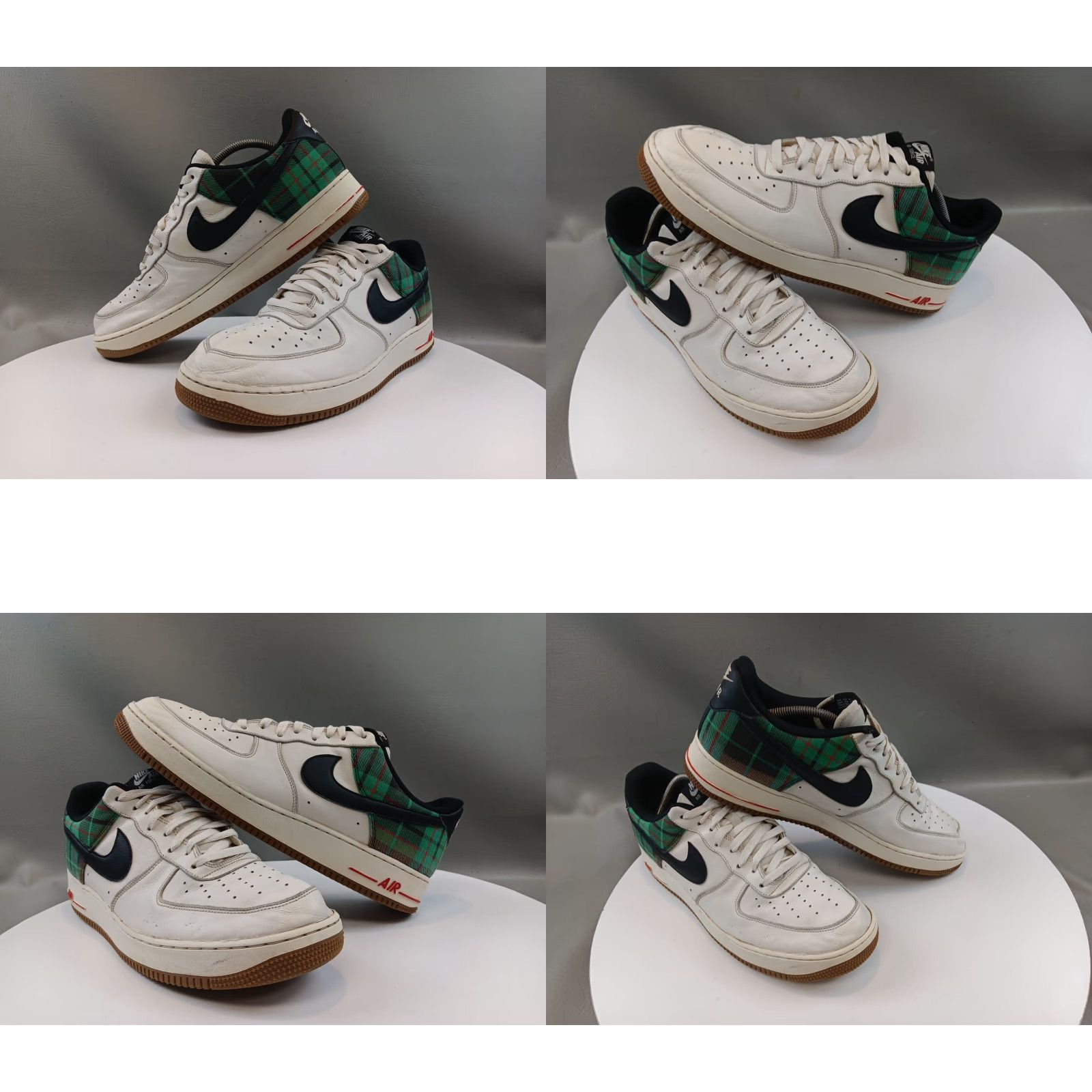 Nike Nike Air Force 1 Low ‘07 DV0791-100 Plaid Pale Ivory Stadium Green Mens Size 15 Leather Shoes Size ONE SIZE - 10 Thumbnail