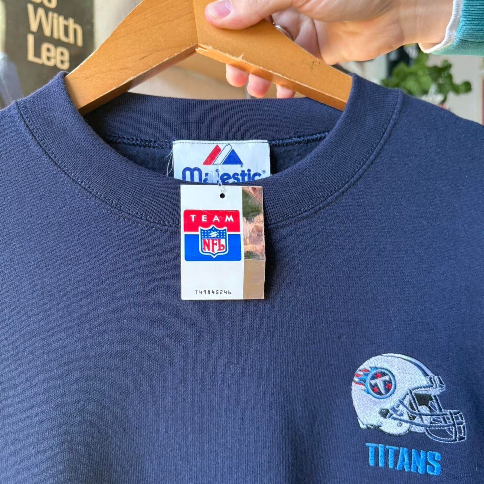 NFL × Vintage Vintage 90s Tennessee Titans NFL Football Crewneck Size US L / EU 52-54 / 3 - 4 Thumbnail