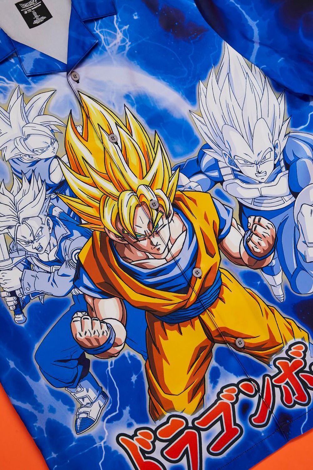 Forever 21 × Japanese Brand Dragon Ball Z Goku Button Up Shirt Medium Size US M / EU 48-50 / 2 - 2 Thumbnail
