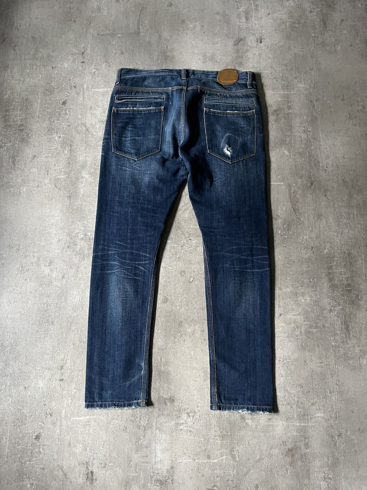 Raf Simons × Raf by Raf Simons Raf by Raf Simons distressed jeans very rare navy Size US 32 / EU 48 - 12 Thumbnail