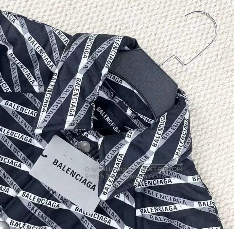 Balenciaga Balenciaga Striped Logo Lightweight Jacket. Size US M / EU 48-50 / 2 - 3 Thumbnail