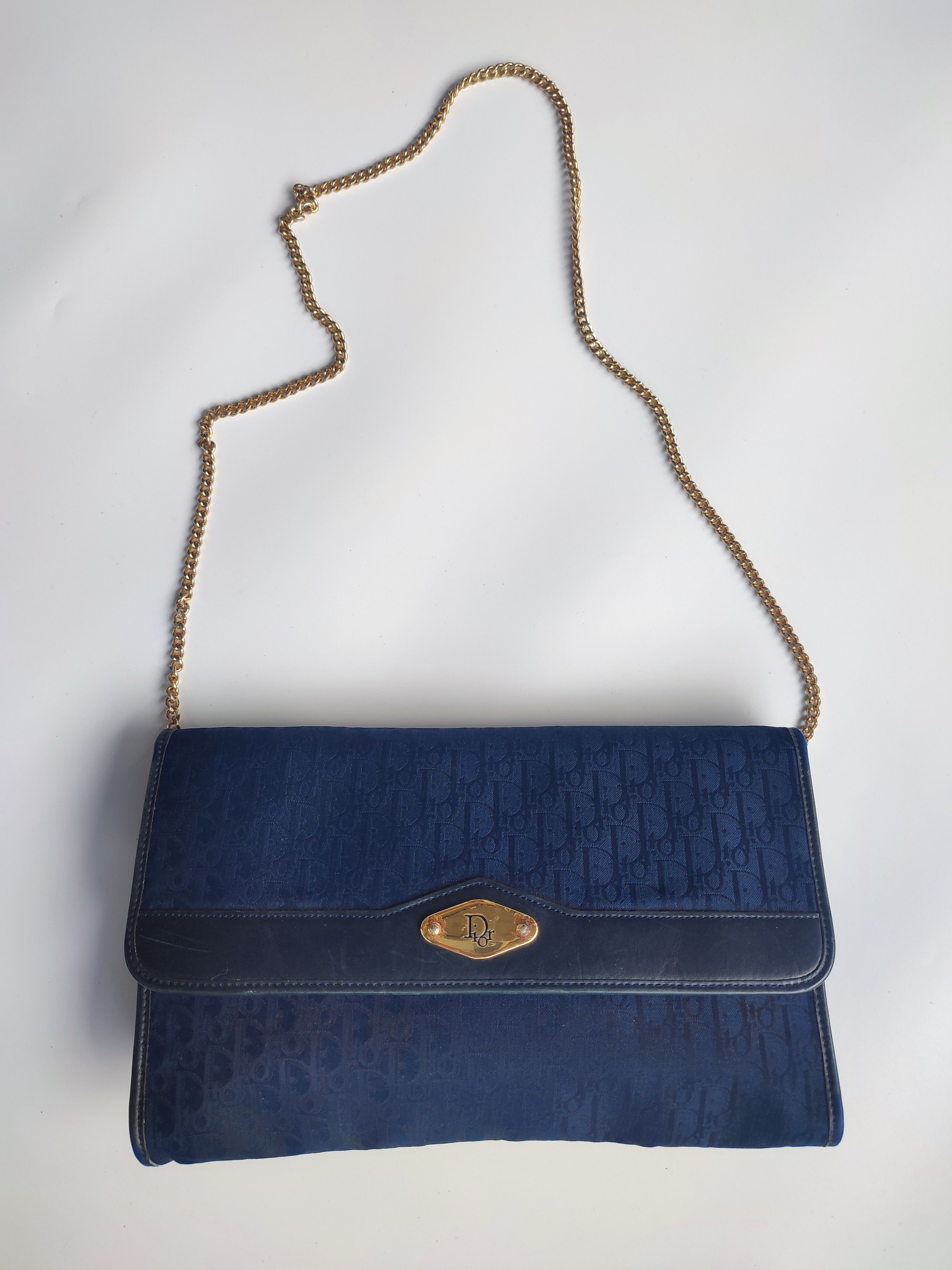 Christian Dior Monsieur CHRISTIAN DIOR TROTTER LOGO JACQUARD CHAIN BAG Size ONE SIZE - 1 Thumbnail
