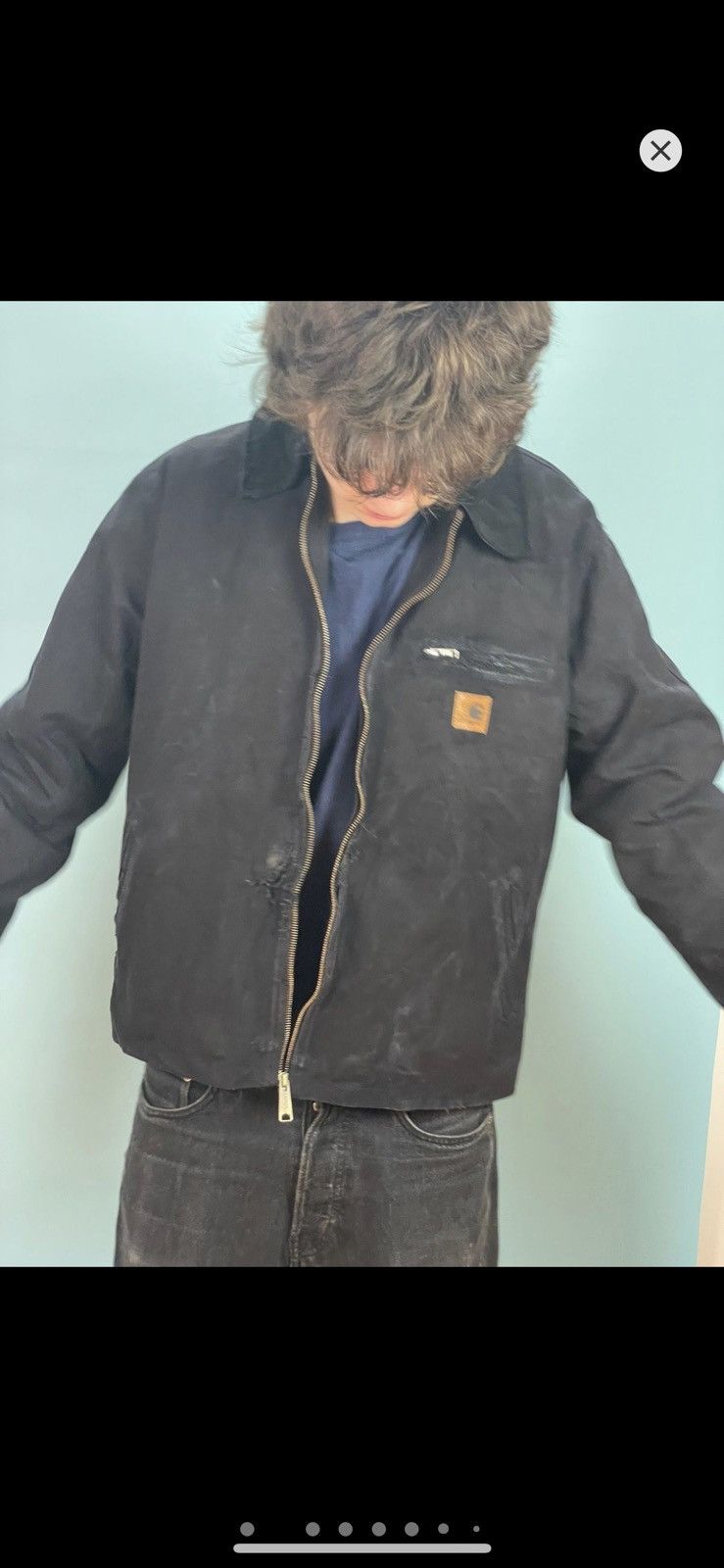 Carhartt Carhartt detroit reworked cropped boxy Size US L / EU 52-54 / 3 - 9 Thumbnail
