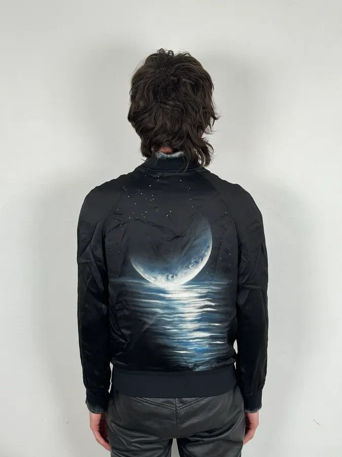 Saint Laurent Paris SS2017 Saint Laurent Moonrise Black Bomber Jacket Size US S / EU 44-46 / 1 - 3 Thumbnail