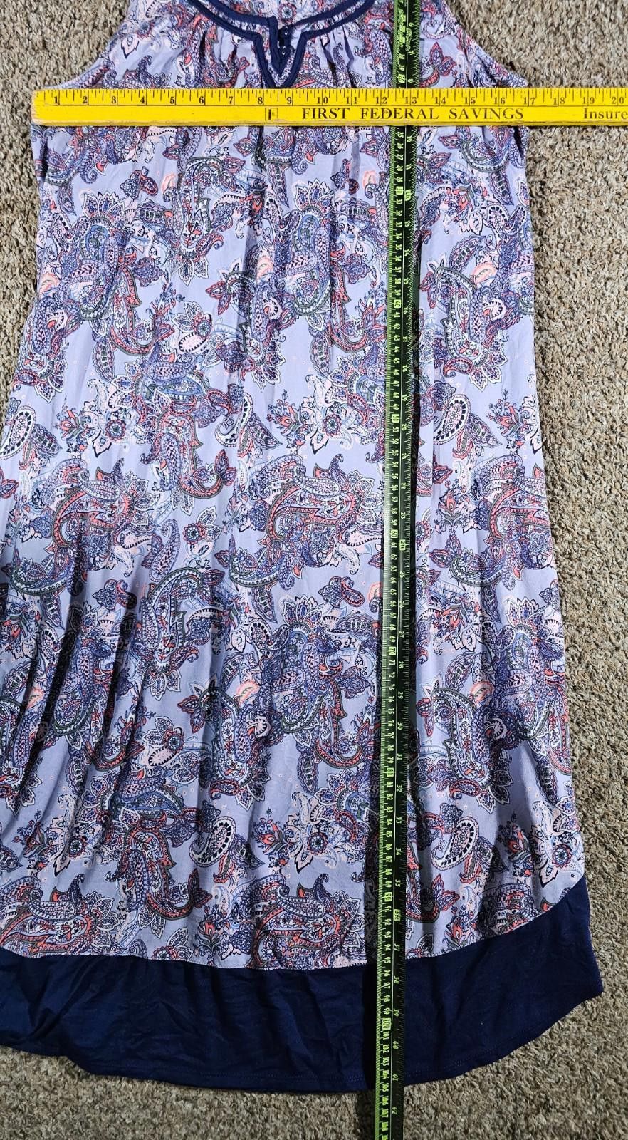 Other Ellen Tracy Small Paisley Dress Size S / US 4 / IT 40 - 4 Thumbnail