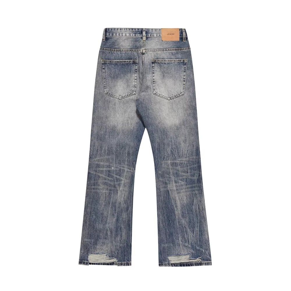 Japanese Brand × Jean Vinage trendy washed distressed loose ripped jeans Size US 34 / EU 50 - 2 Thumbnail