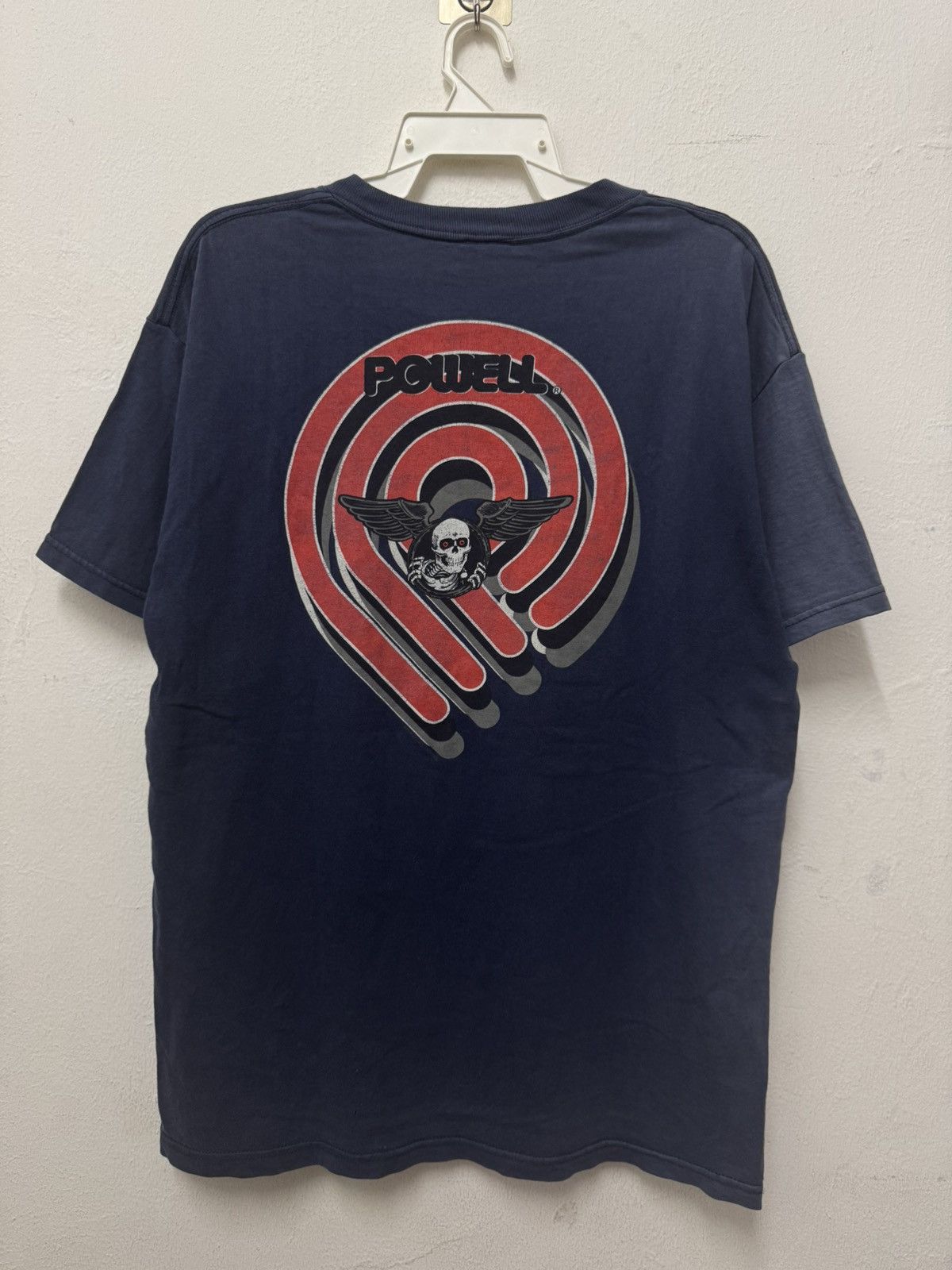 Vintage Vintage 90’s Powell Bones Brigade Skull Centre Back Hit Tee Size US L / EU 52-54 / 3 - 1 Thumbnail