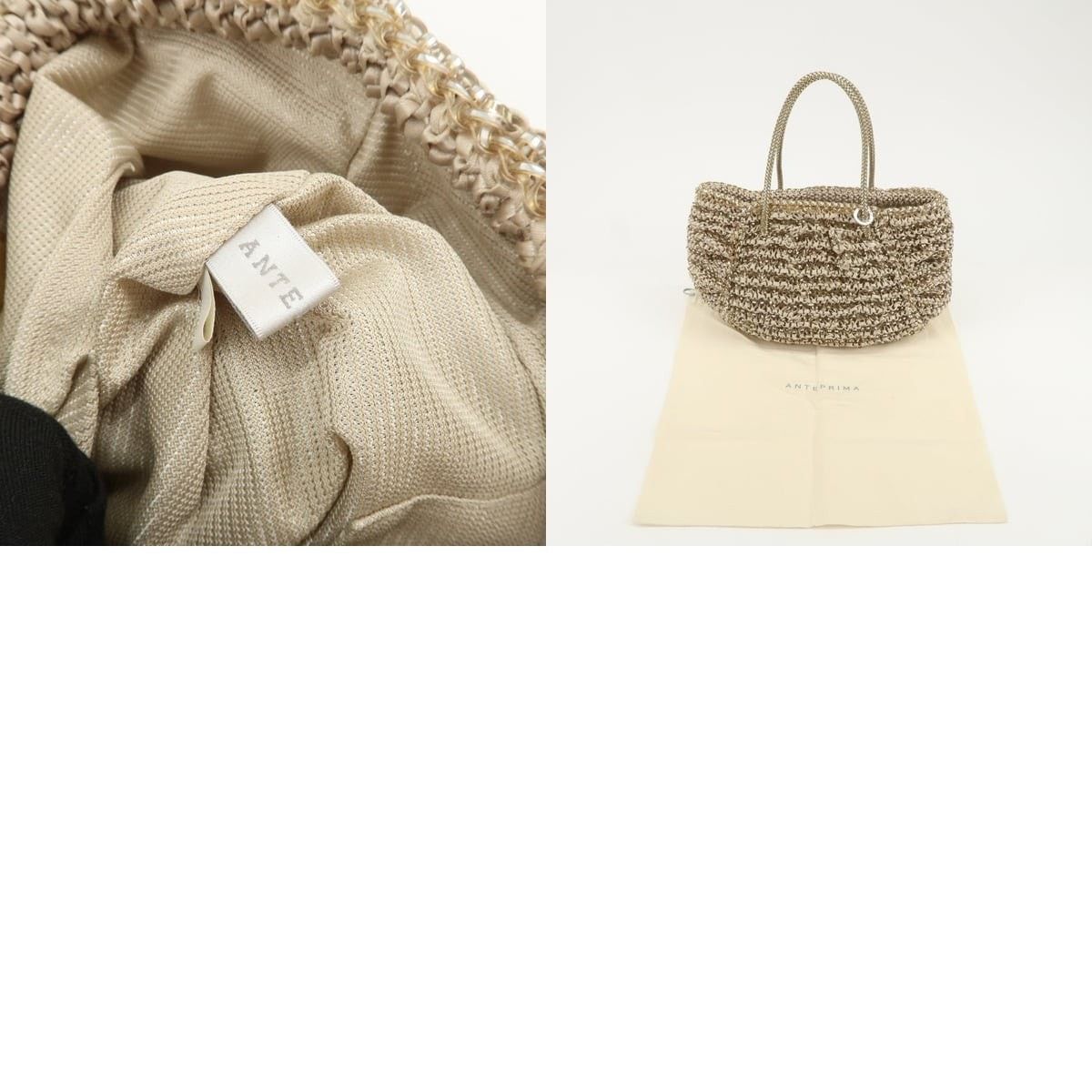 ANTEPRIMA Anteprima Wire Bag PVC Shoulder Beige Size ONE SIZE - 7 Thumbnail