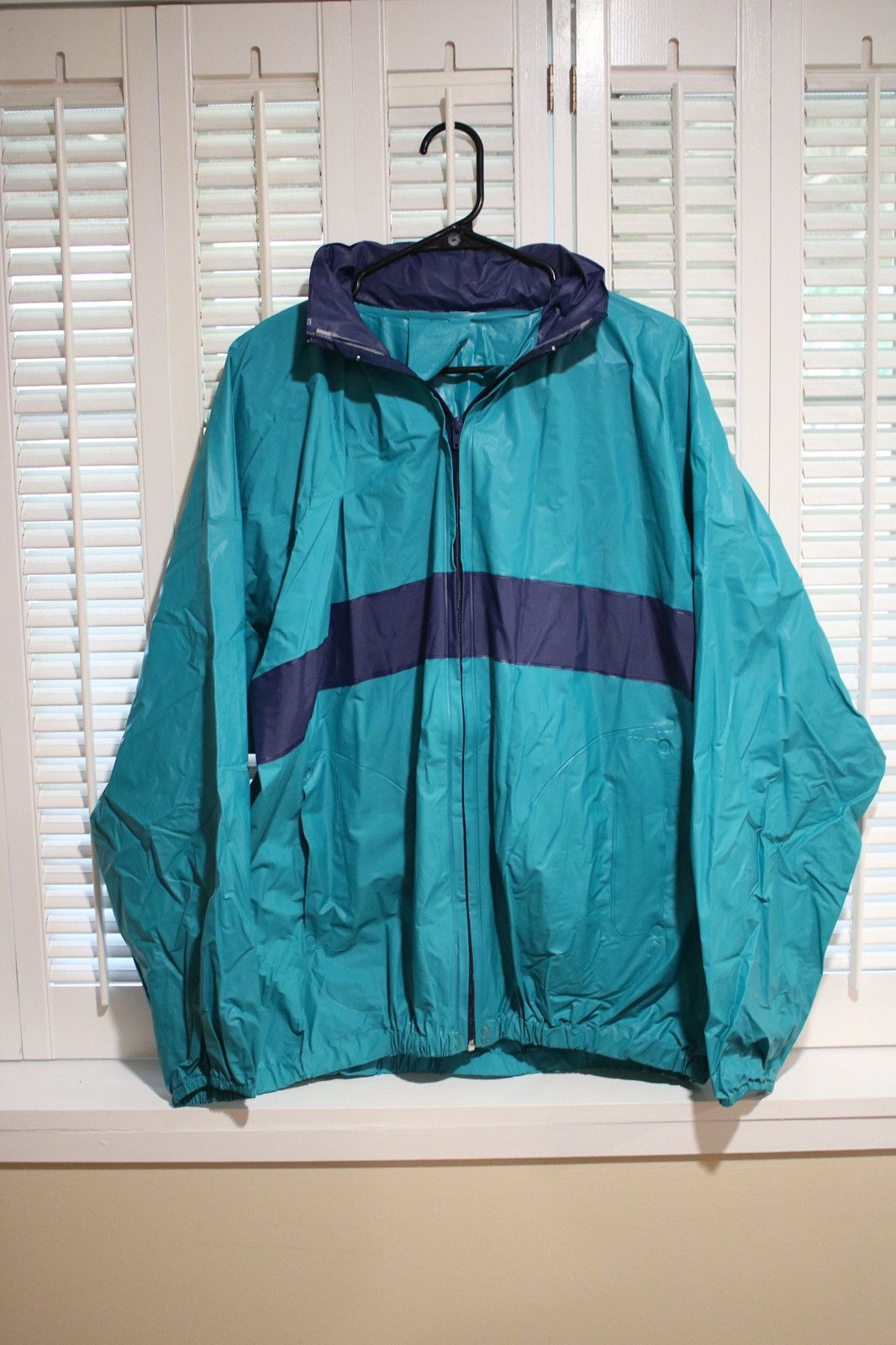 Vintage 1990s Rain Coat Vintage USA Size US XXL / EU 58 / 5 - 1 Thumbnail