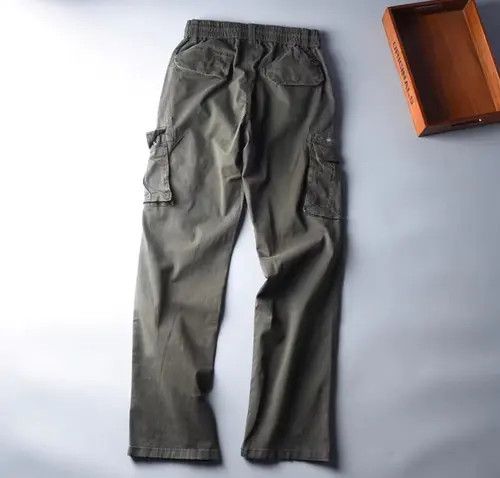 Jean Multi-pocket casual straight-leg cargo pants Size US 32 / EU 48 - 2 Thumbnail