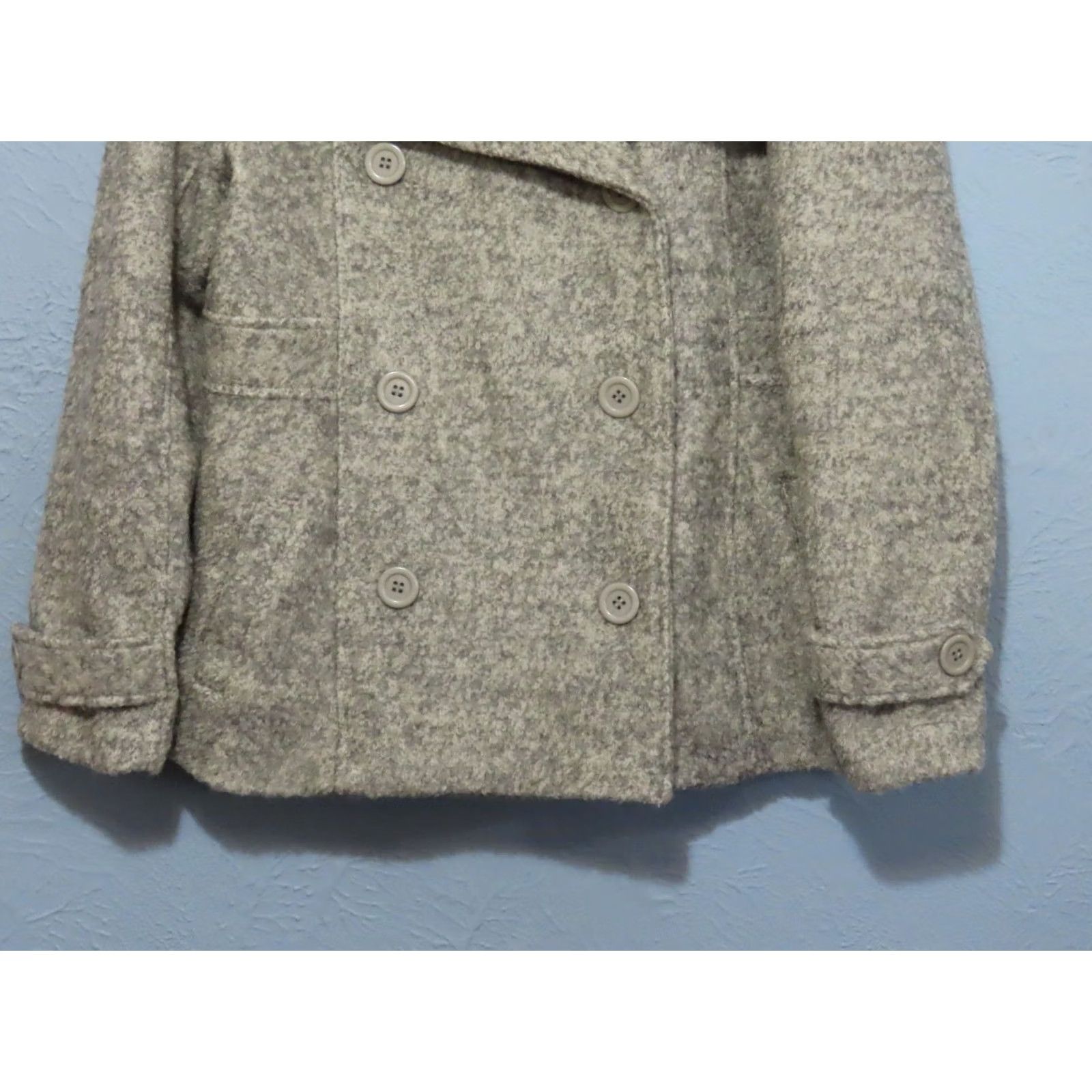 Orvis Orvis Wool Blend Women's M Gray Jacket Coat Wool Clothing Outer Shell Button Closure Long Sleeve Regular Fit Size M / US 6-8 / IT 42-44 - 5 Thumbnail