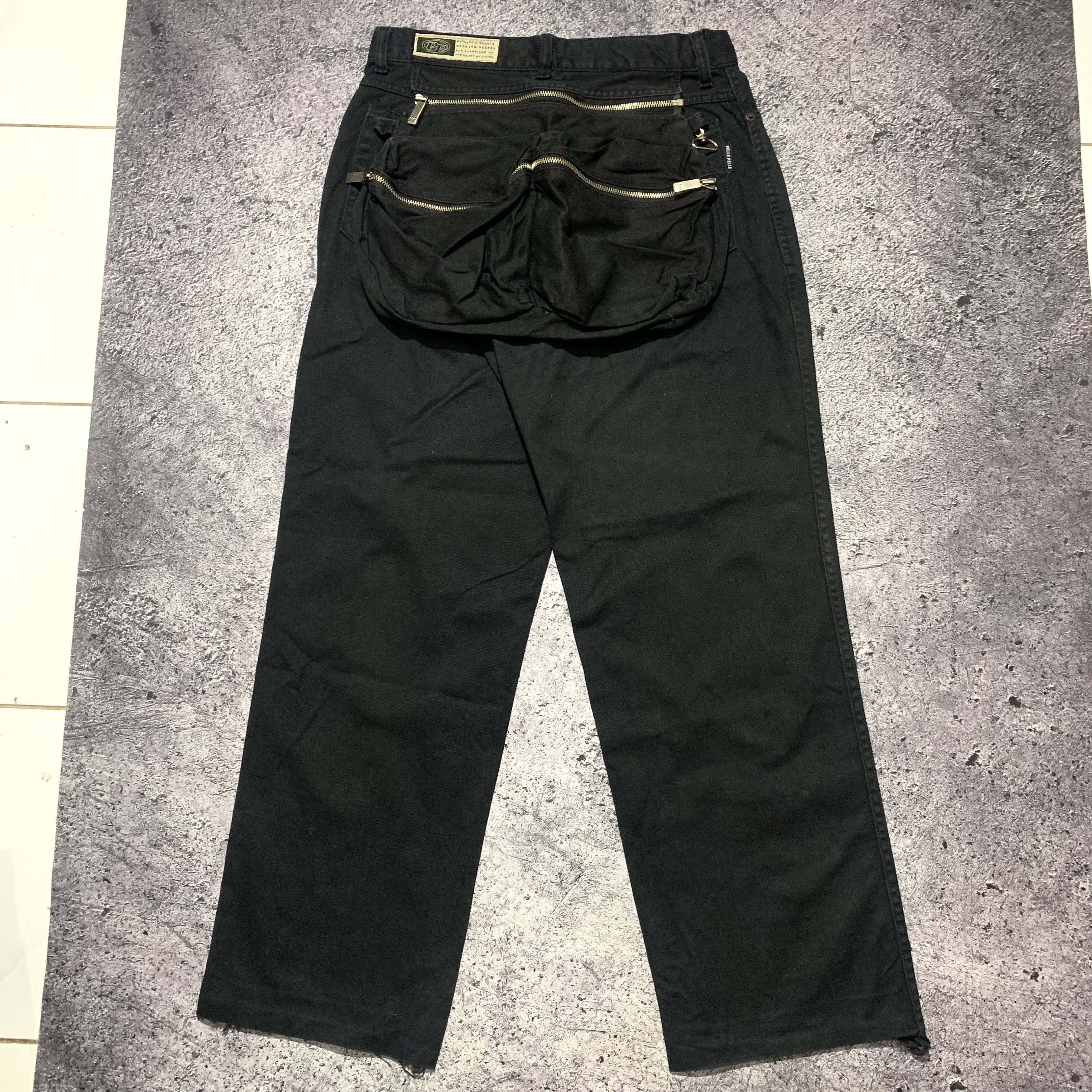 image of Archival Clothing x Pelle Pelle Wide Leg Jeans Monkey Pants, Men's (Size 30)