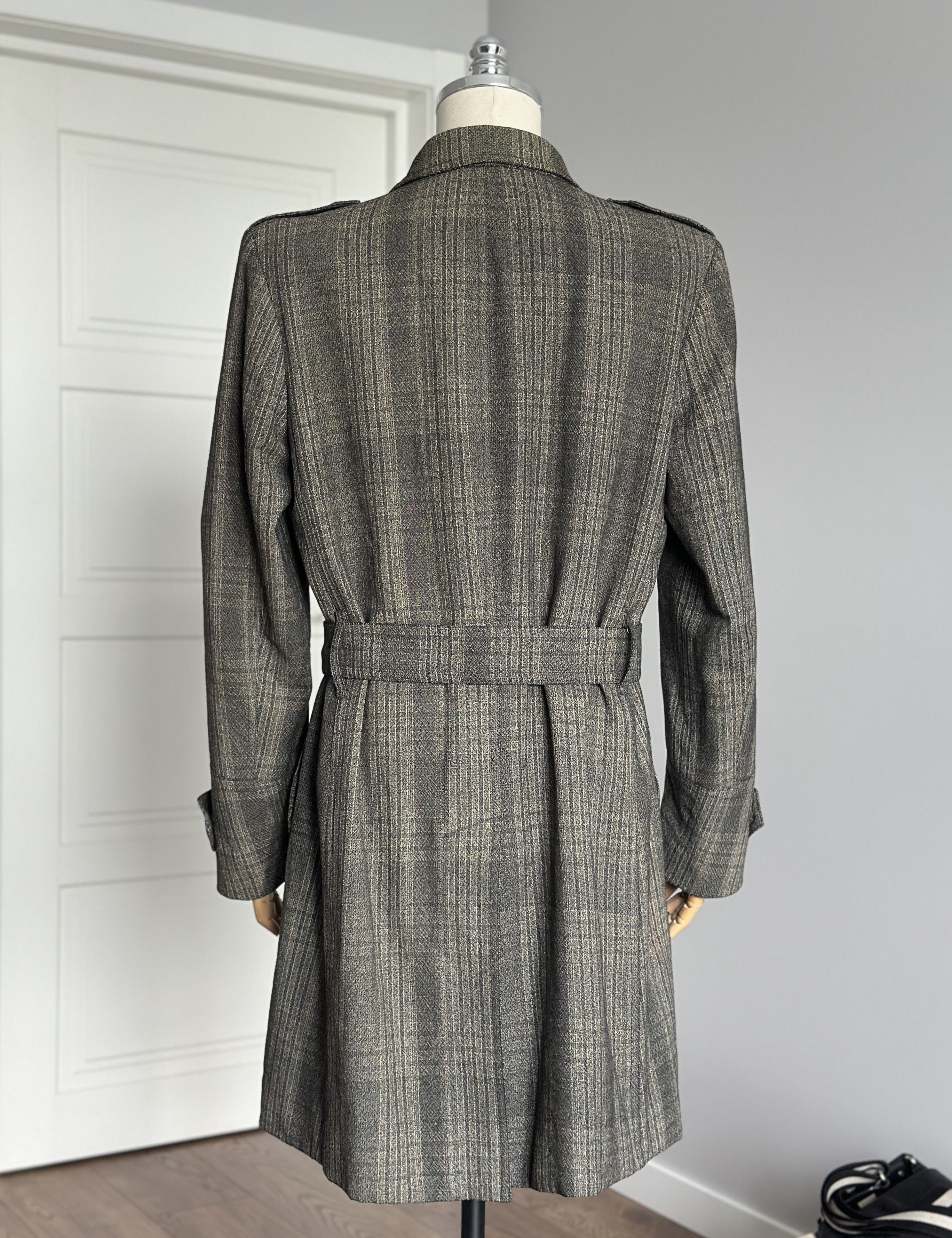 Burberry BURBERRY London Wool Trench Coat With Vintage Effect England Size US M / EU 48-50 / 2 - 7 Thumbnail