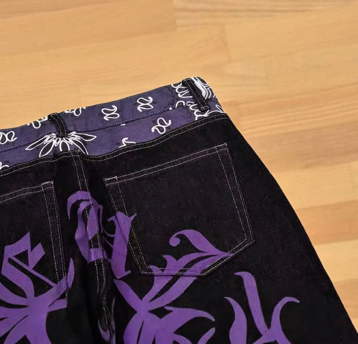 Other Black and purple OEM denims Size US 30 / EU 46 - 5 Thumbnail