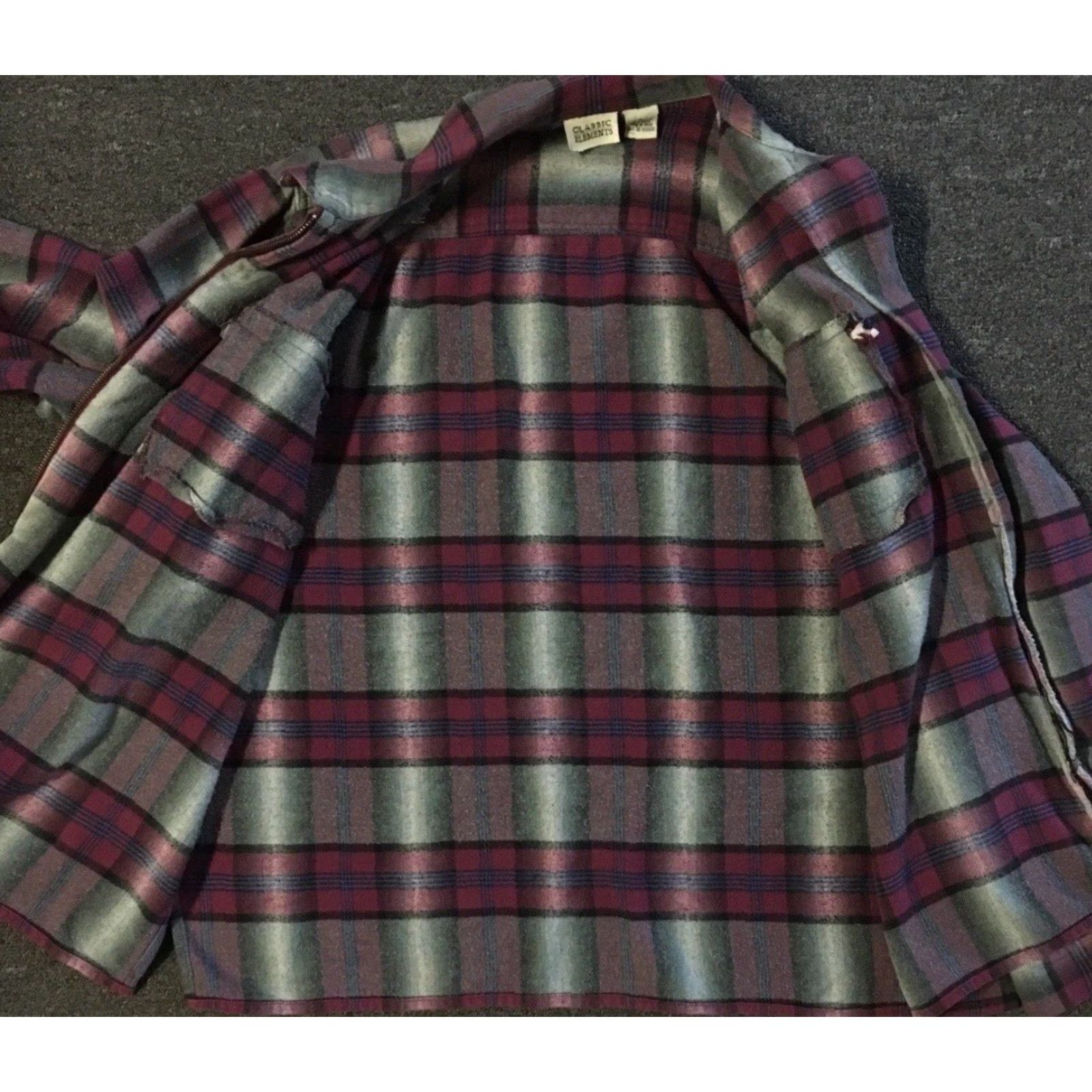 Quiksilver VINTAGE Quiksilver Shirt XL Red Flannel Zip Up Women Guarded by 80s 90s Grunge Vaporwave Biker Punk Surf Skate OP Size XL / US 12-14 / IT 48-50 - 5 Thumbnail