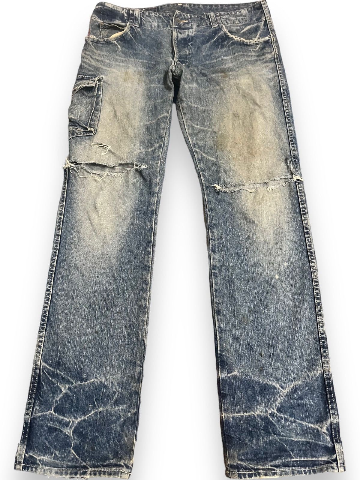 Vintage John Bull Cargo Mudwash Honeycomb Denim