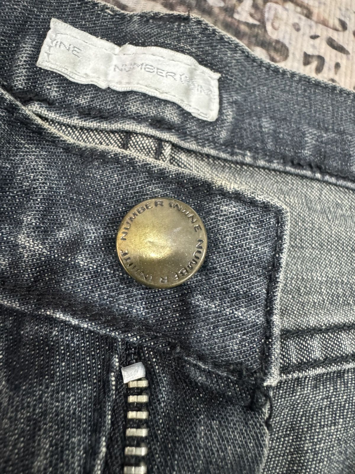 If Six Was Nine vintage NumberNine distress jeans non selvedge Size US 30 / EU 46 - 7 Thumbnail