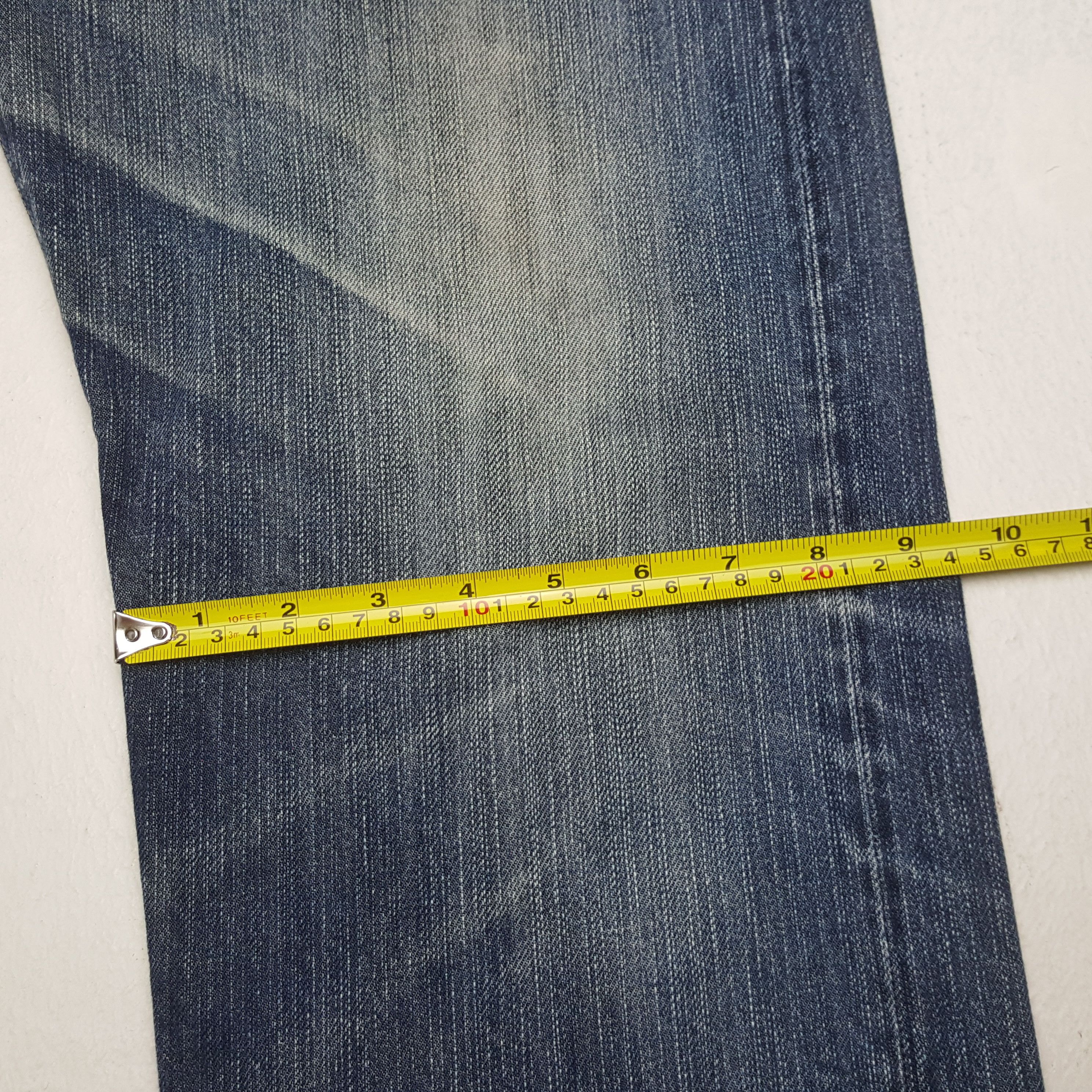 Evisu Evisu Japanese Brand Custom Daicock Jeans RR10 Size US 33 - 10 Thumbnail