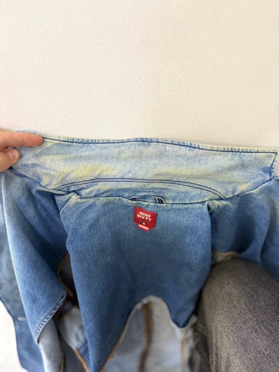 Miss Sixty Miss Sixty Vintage Racer Moto Y2K Denim Jacket Size M / US 6-8 / IT 42-44 - 12 Thumbnail
